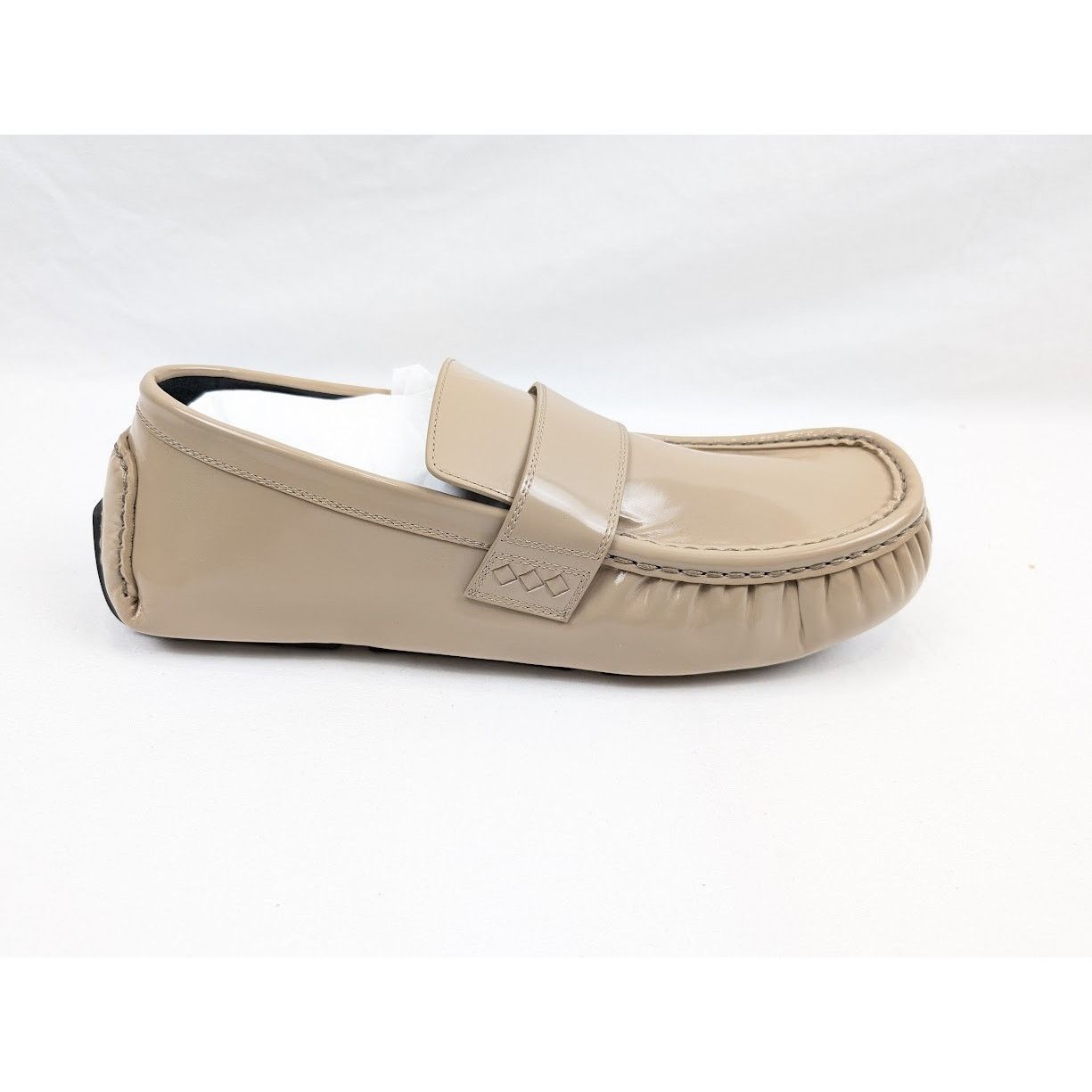 Bottega Veneta o1rshd1 Latex Lux Ride Loafers in Semsame Light Size US 12 / EU 45 - 1 Thumbnail