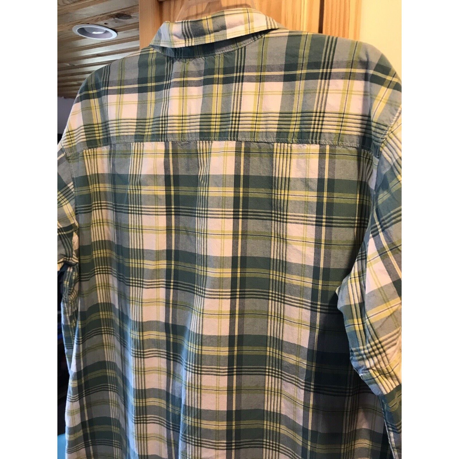Columbia Columbia Men’s XL Blue Green Plaid SS Button Up Cotton Shirt Size US XL / EU 56 / 4 - 12 Thumbnail