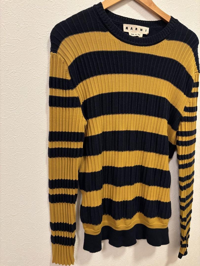 Marni AW19 Striped Knit Sweater Size US M / EU 48-50 / 2 - 3 Thumbnail