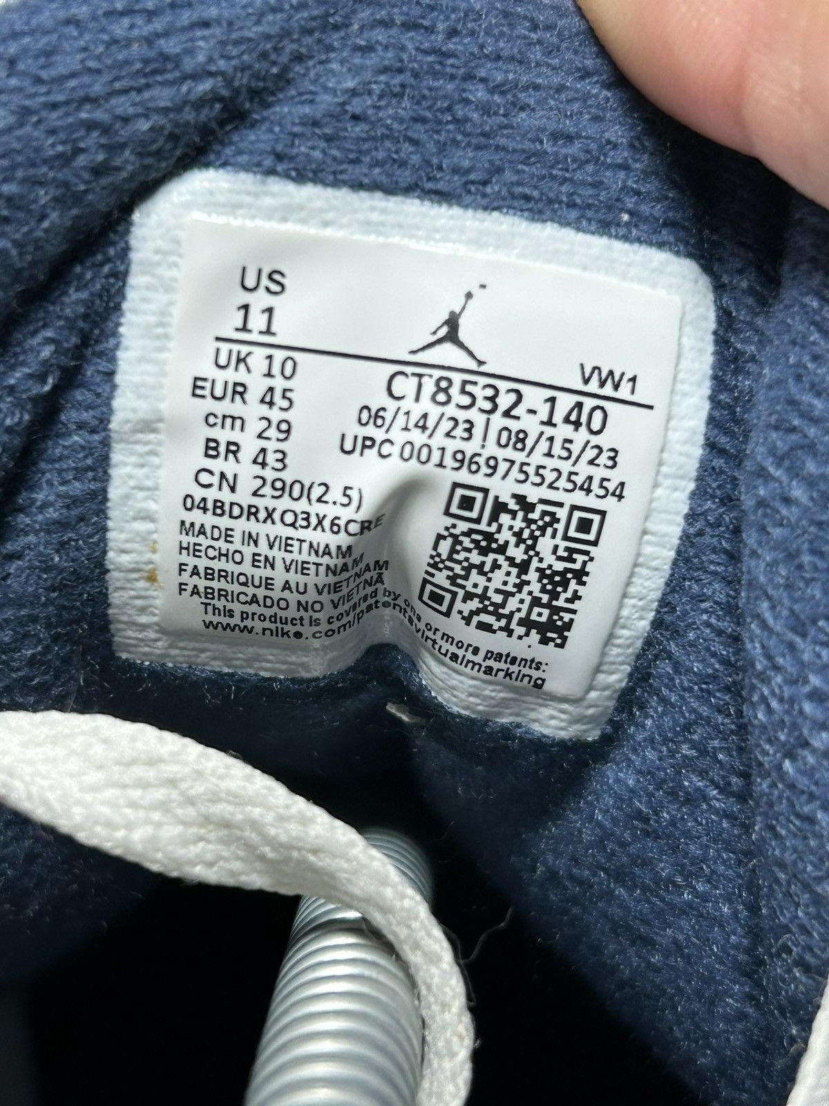 Jordan Brand Jordan 3 midnight navy Size US 11 / EU 44 - 10 Thumbnail