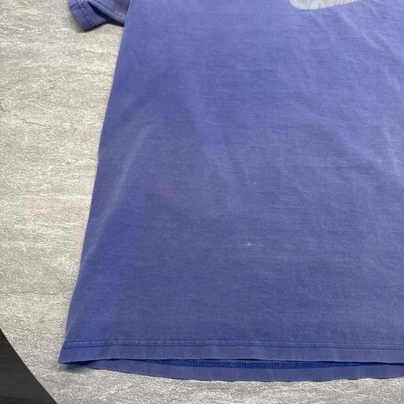 Nike × Vintage VINTAGE Nike T Shirt Purple Spell Out Logo Center Swoosh 2XL Size US XXL / EU 58 / 5 - 4 Thumbnail