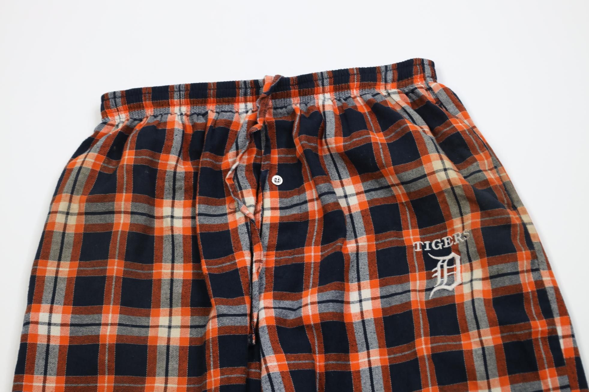 Vintage Vintage Y2K MLB Tigers Baseball Wide Leg Pajamas Pants Size US 38 / EU 54 - 2 Thumbnail