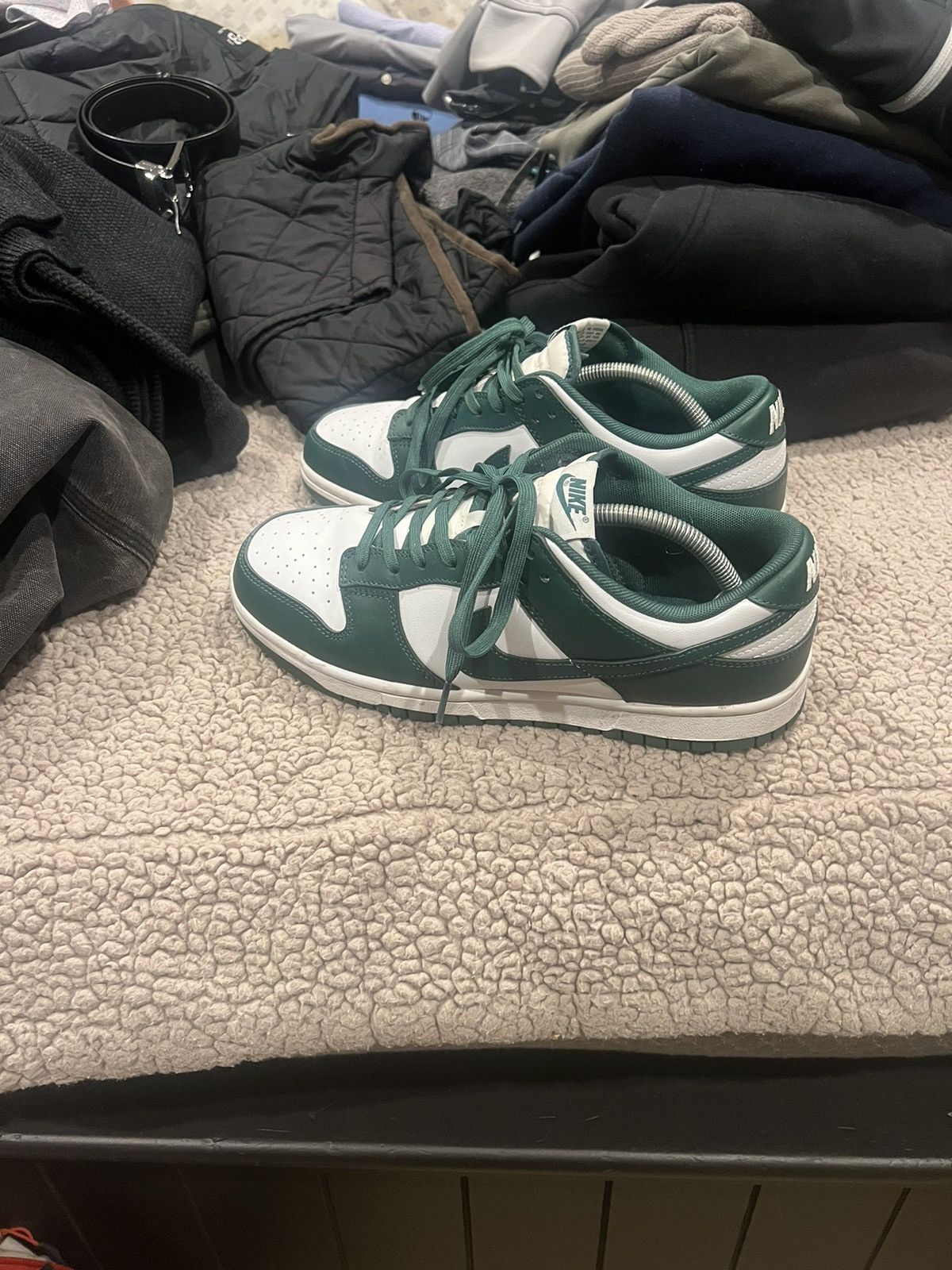 Nike Nike Dunk Low Michigan St. Size US 10 / EU 43 - 1 Thumbnail