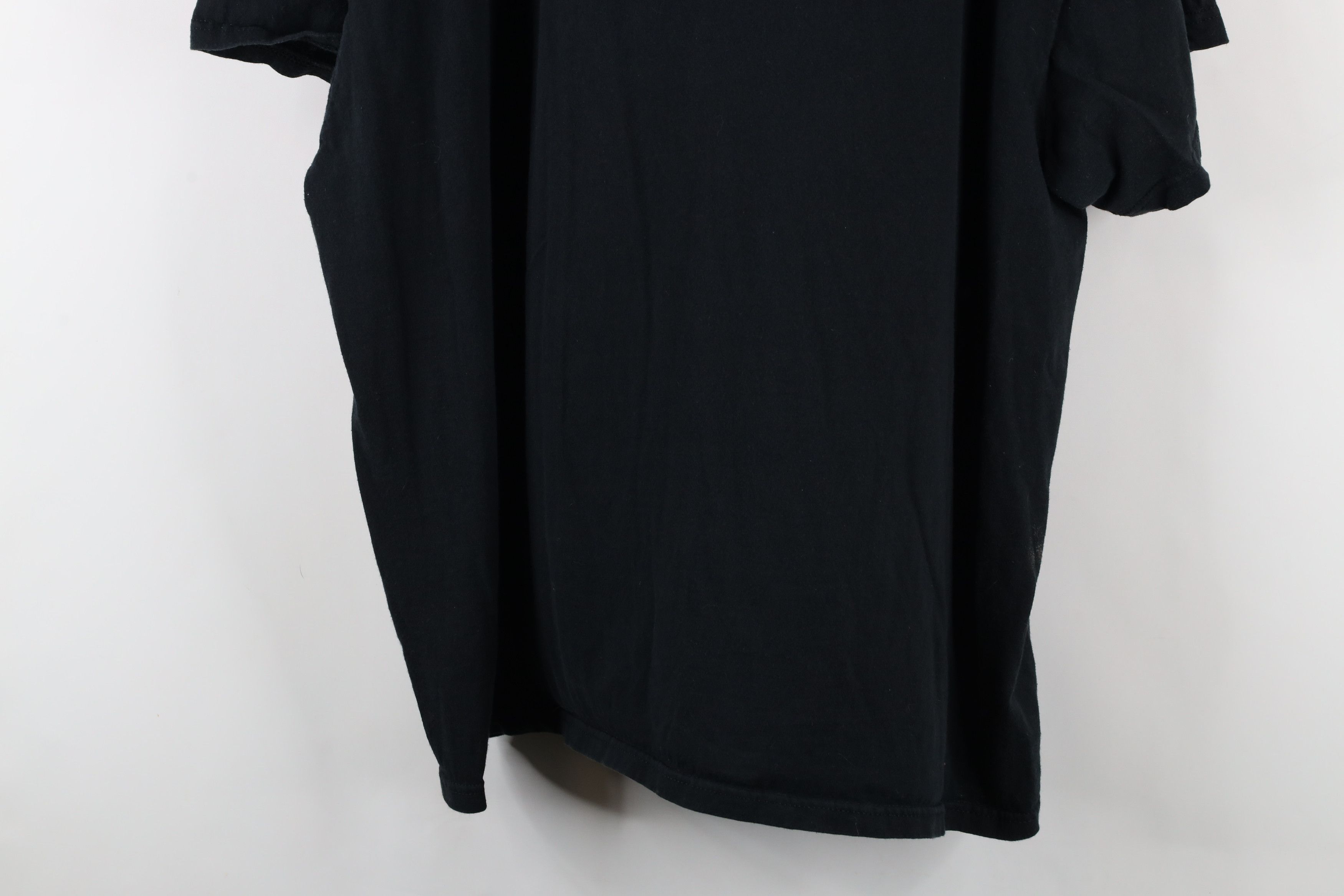Vintage Vintage 90s Streetwear Blank Cotton Pocket T-Shirt Black Size US XXL / EU 58 / 5 - 12 Thumbnail