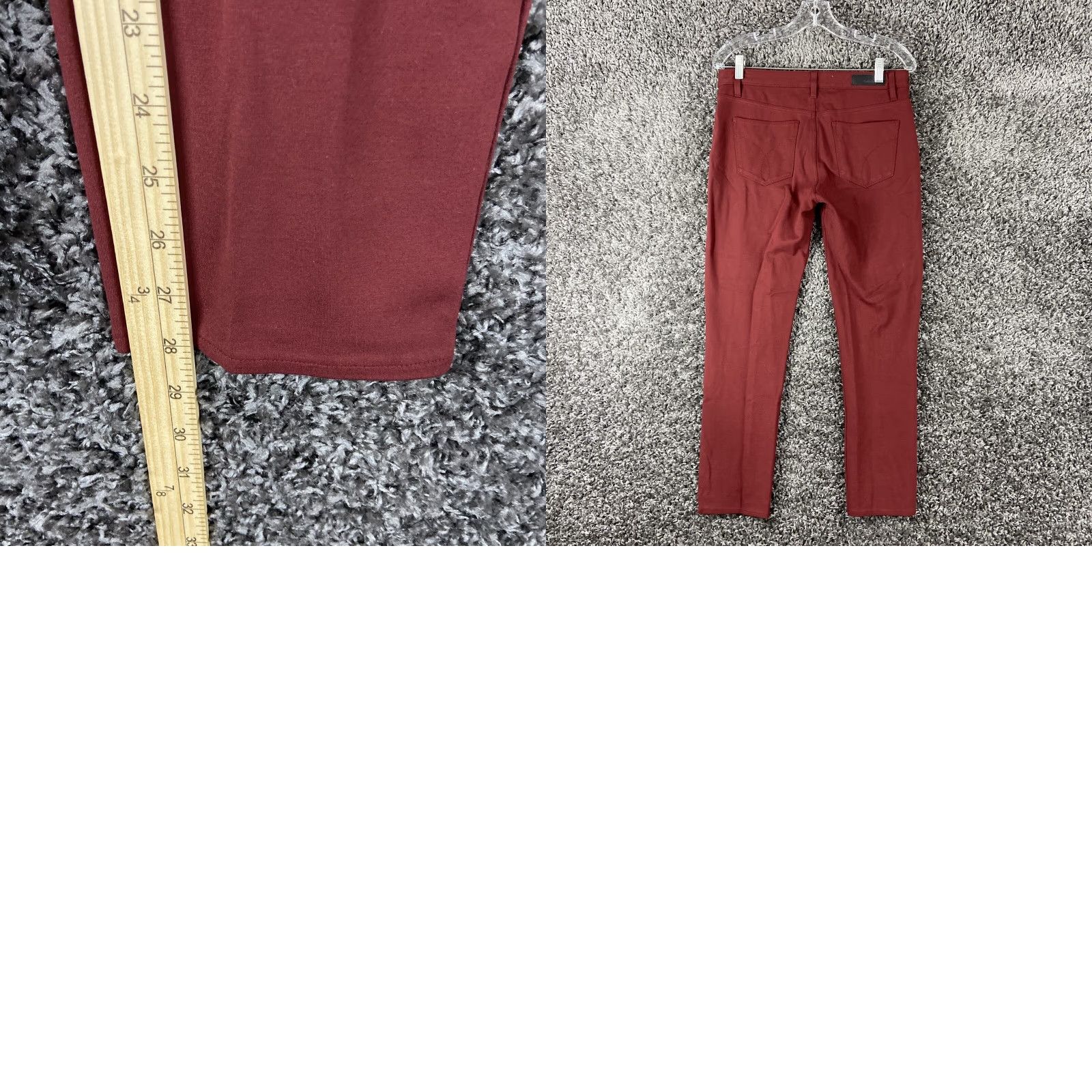 Calvin Klein CALVIN KLEIN Jeans Ankle Pants Red Women’s Regular Size 10 Size 32" / US 10 / IT 46 - 8 Thumbnail