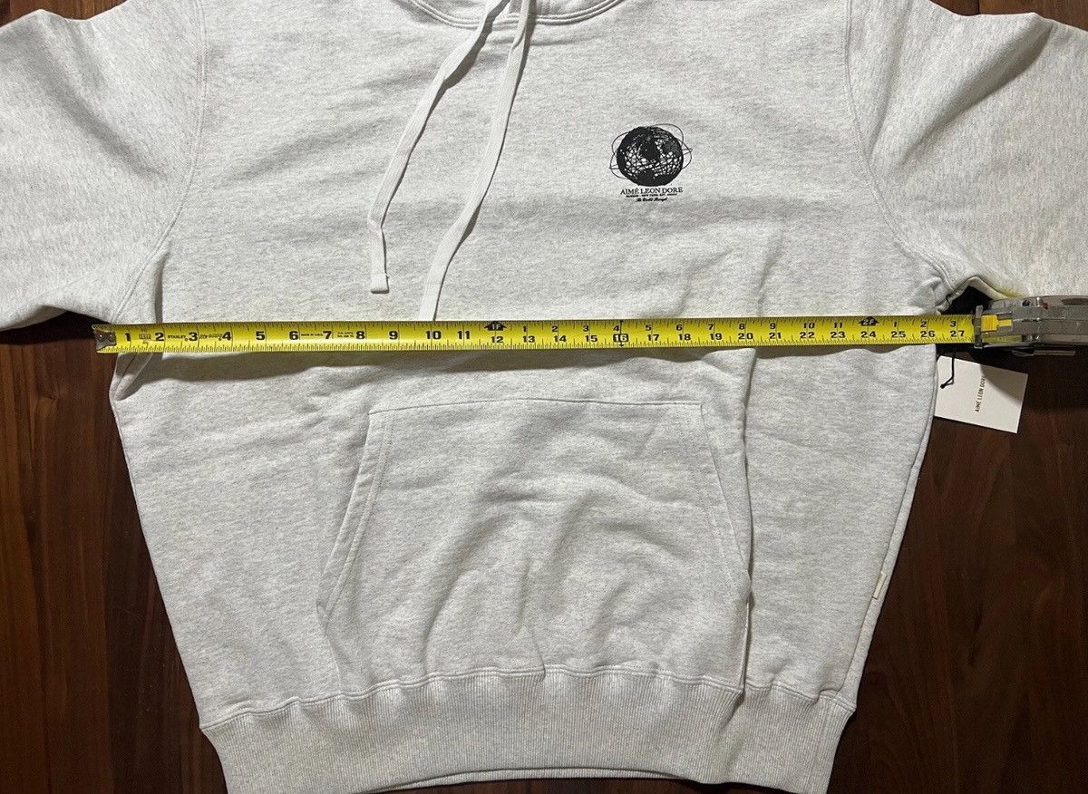 Aime Leon Dore Aime Leon Dore ALD The ‘64 Hoodie Globe Unisphere Grey XXL Size US XXL / EU 58 / 5 - 5 Thumbnail