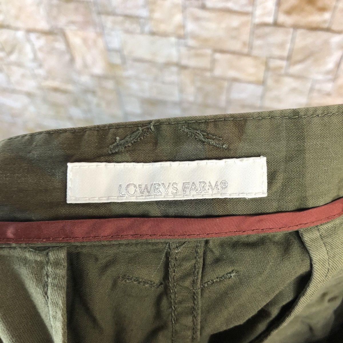 LOWRYS FARM Lowrys Farm Pantera Camo Green Cargo Multipocket Pants #A592 Size US 31 - 20 Thumbnail