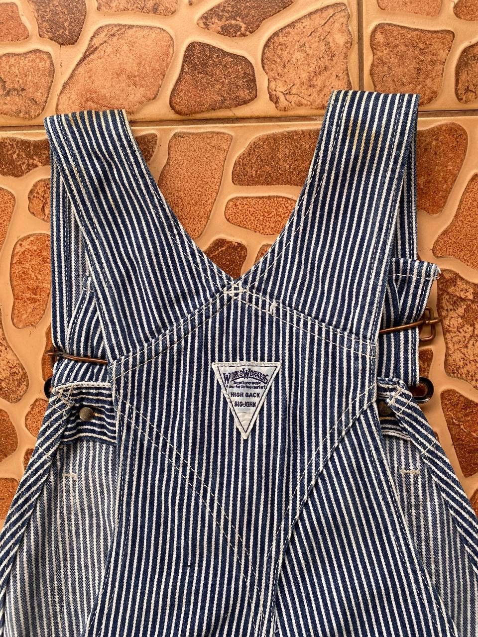 Big John × Vintage Vintage Hikory Railroad Overall By Big John Size US 31 - 8 Thumbnail