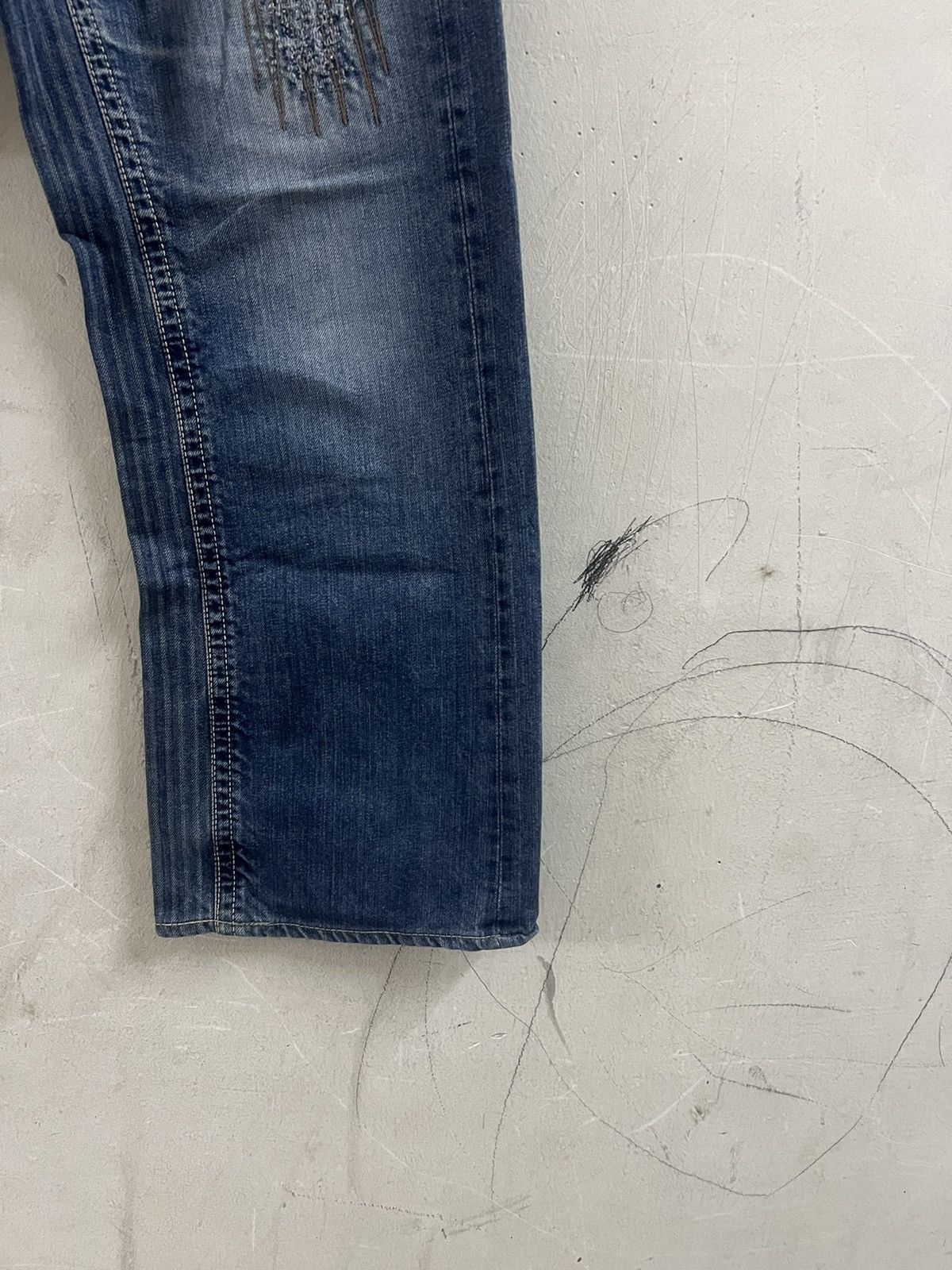 Japanese Brand JAPAN BRAND MIRZA DISTRESSED DENIM PANT Size US 32 / EU 48 - 7 Thumbnail