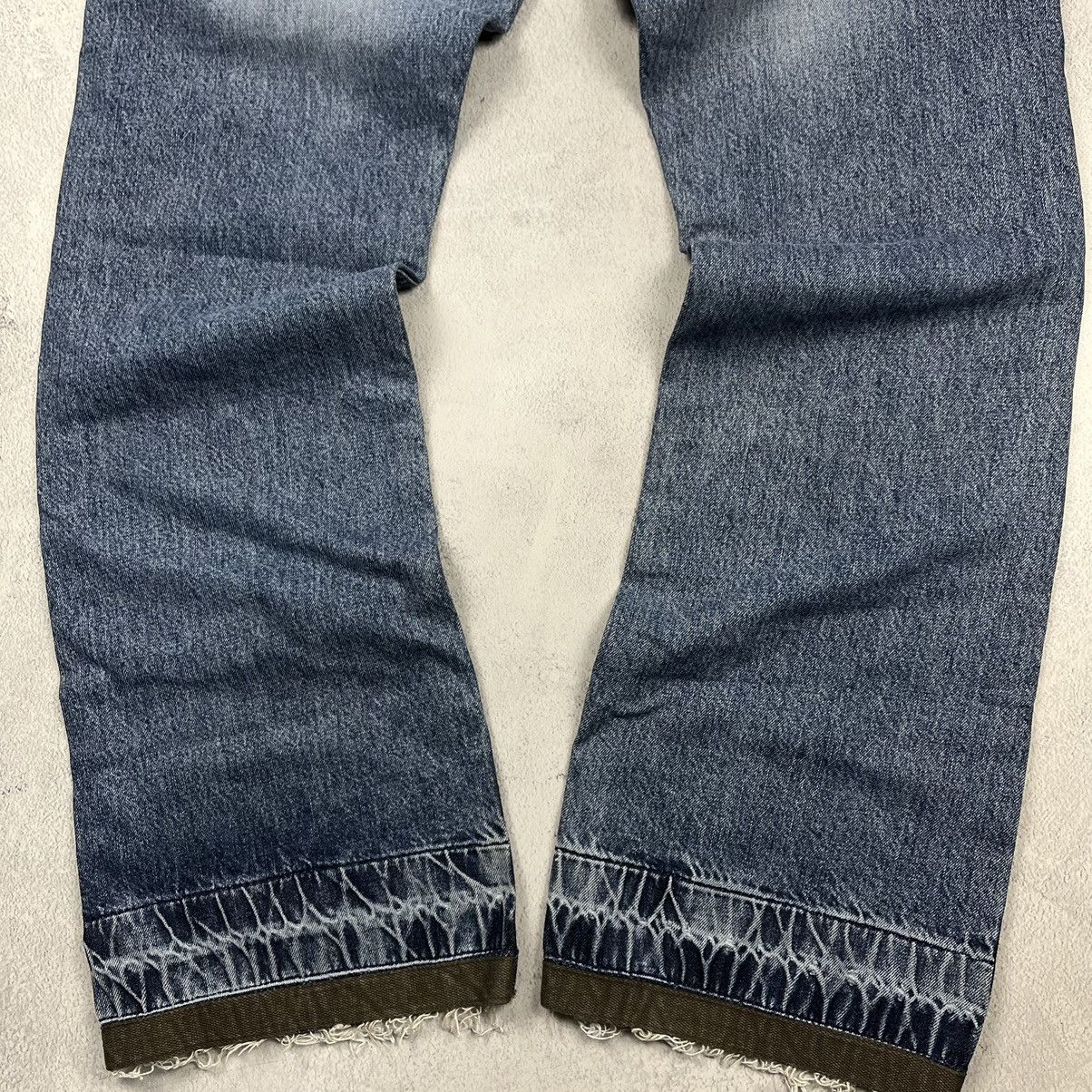 Vintage dirty distressed faded cargo baggy pants