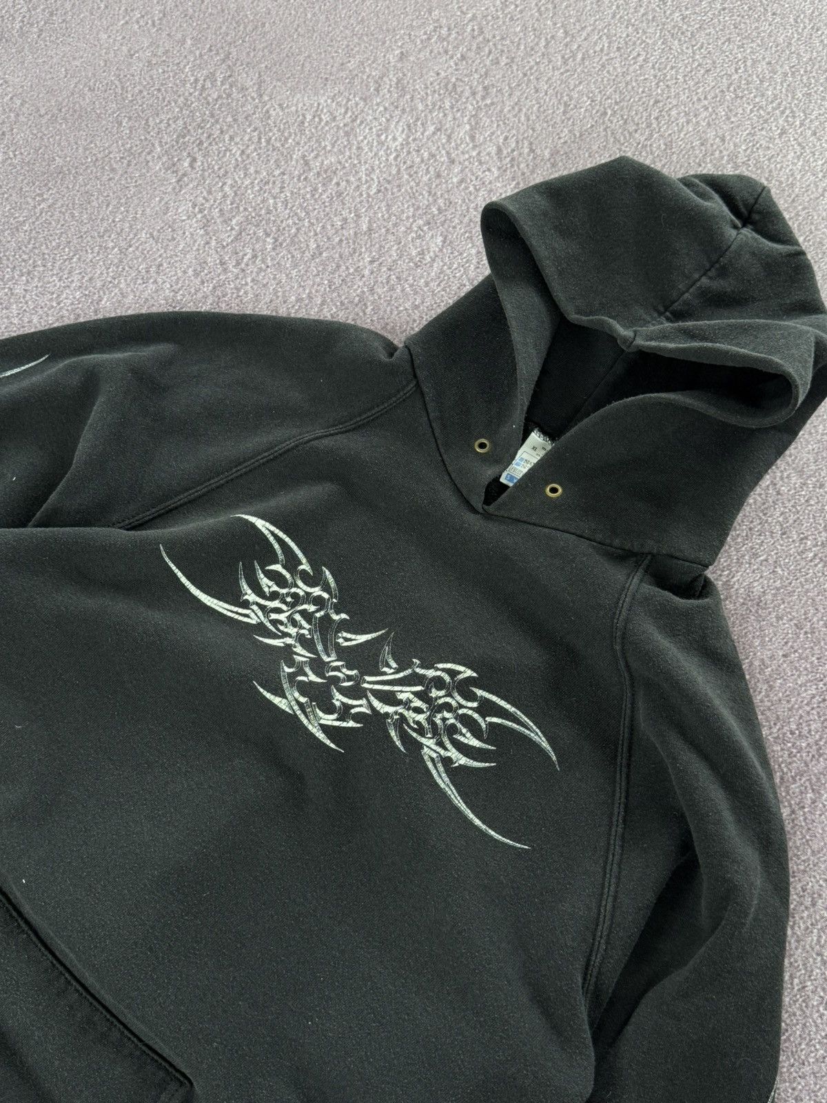 Japanese Brand Crazy Tribal Hoodie Y2K Affliction Swag Size US XL / EU 56 / 4 - 7 Thumbnail