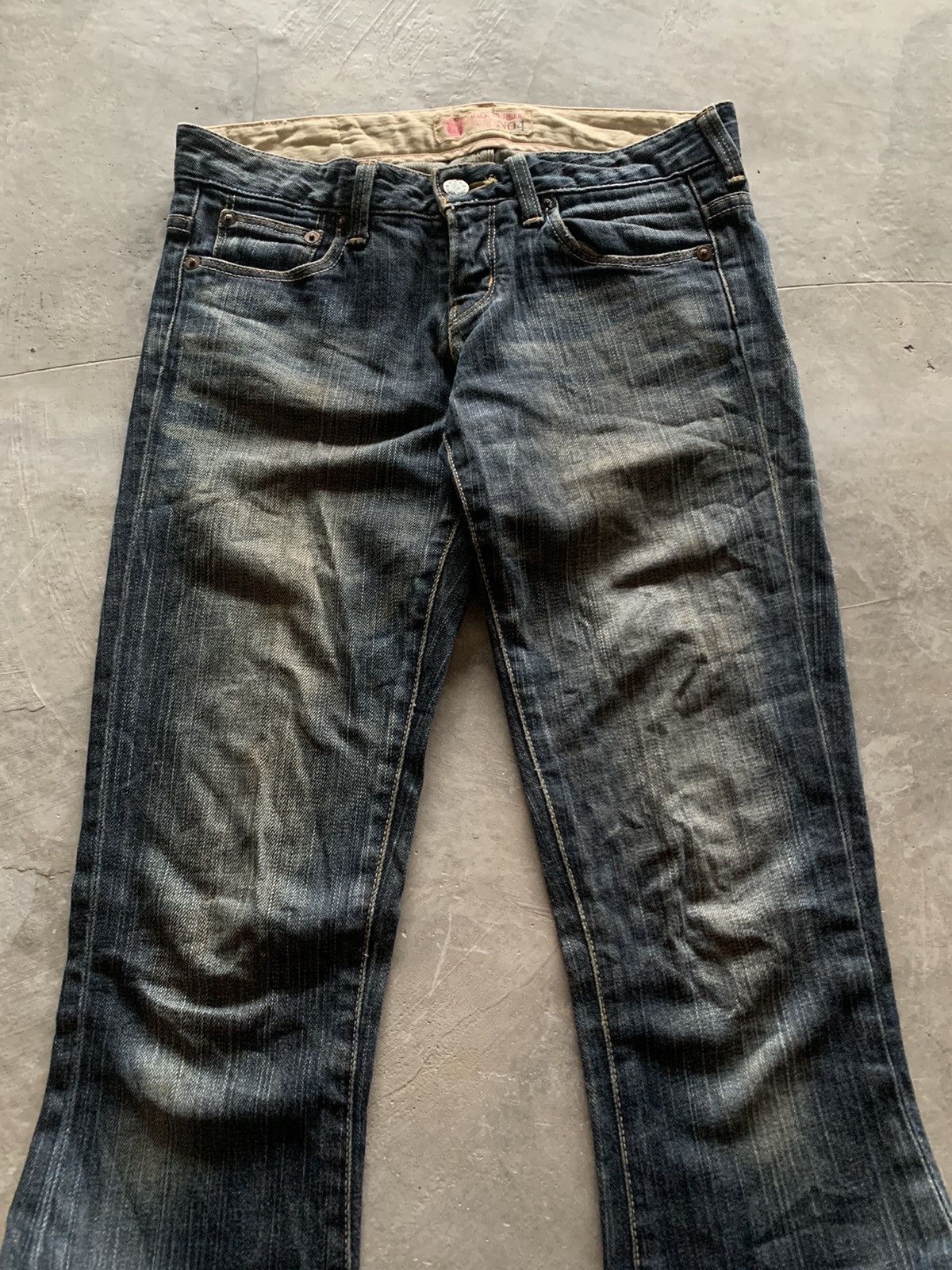 Japanese Brand flared back number japanese jeans like ifsixwasnine / lgb Size 29" - 3 Thumbnail