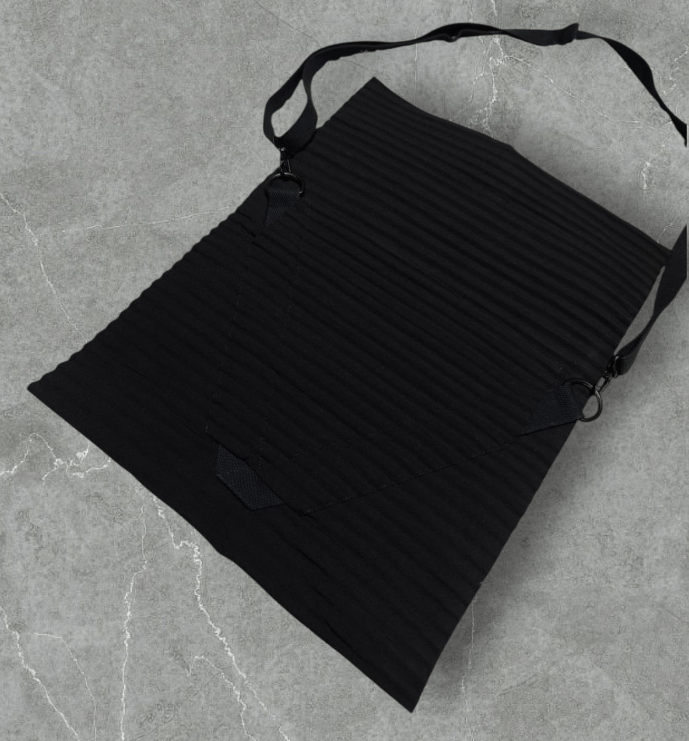 Homme Plisse Issey Miyake Homme Plisse Pleats Flat Shoulder Bag Size ONE SIZE - 3 Thumbnail