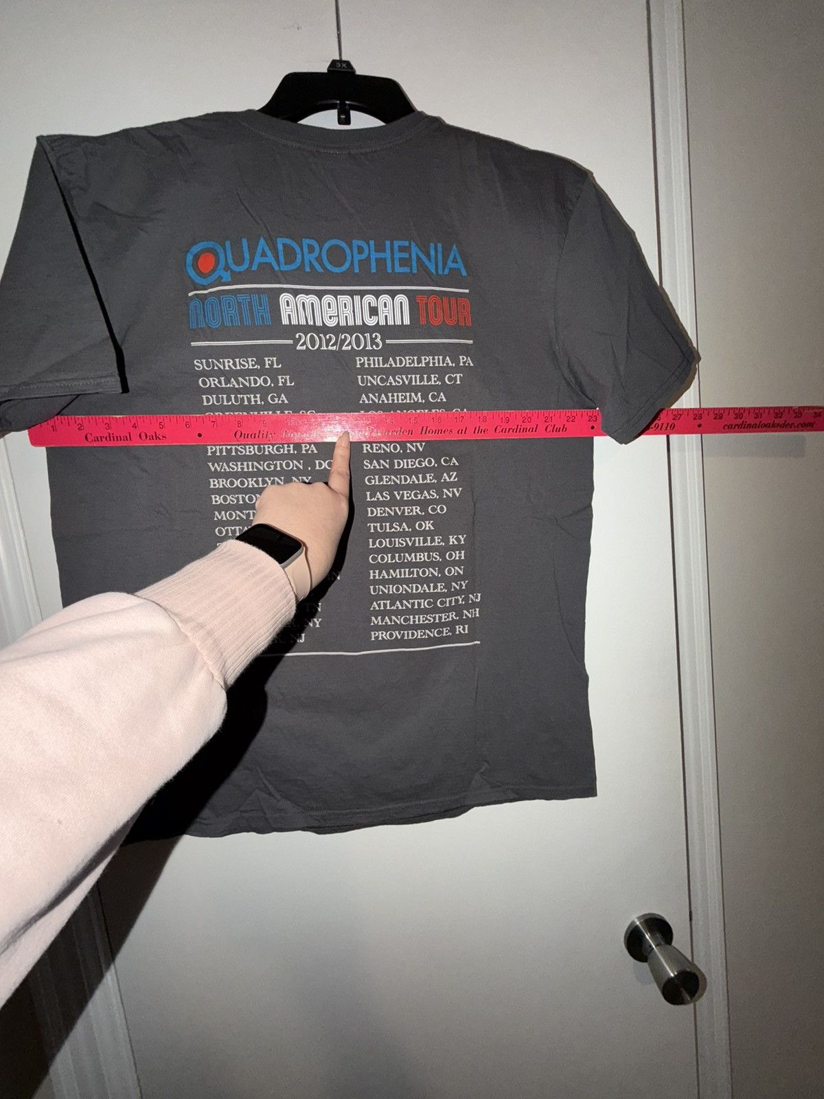 Gildan The Who Quadrophenia North American T-Shirt Gray Size XL Size US XL / EU 56 / 4 - 8 Thumbnail