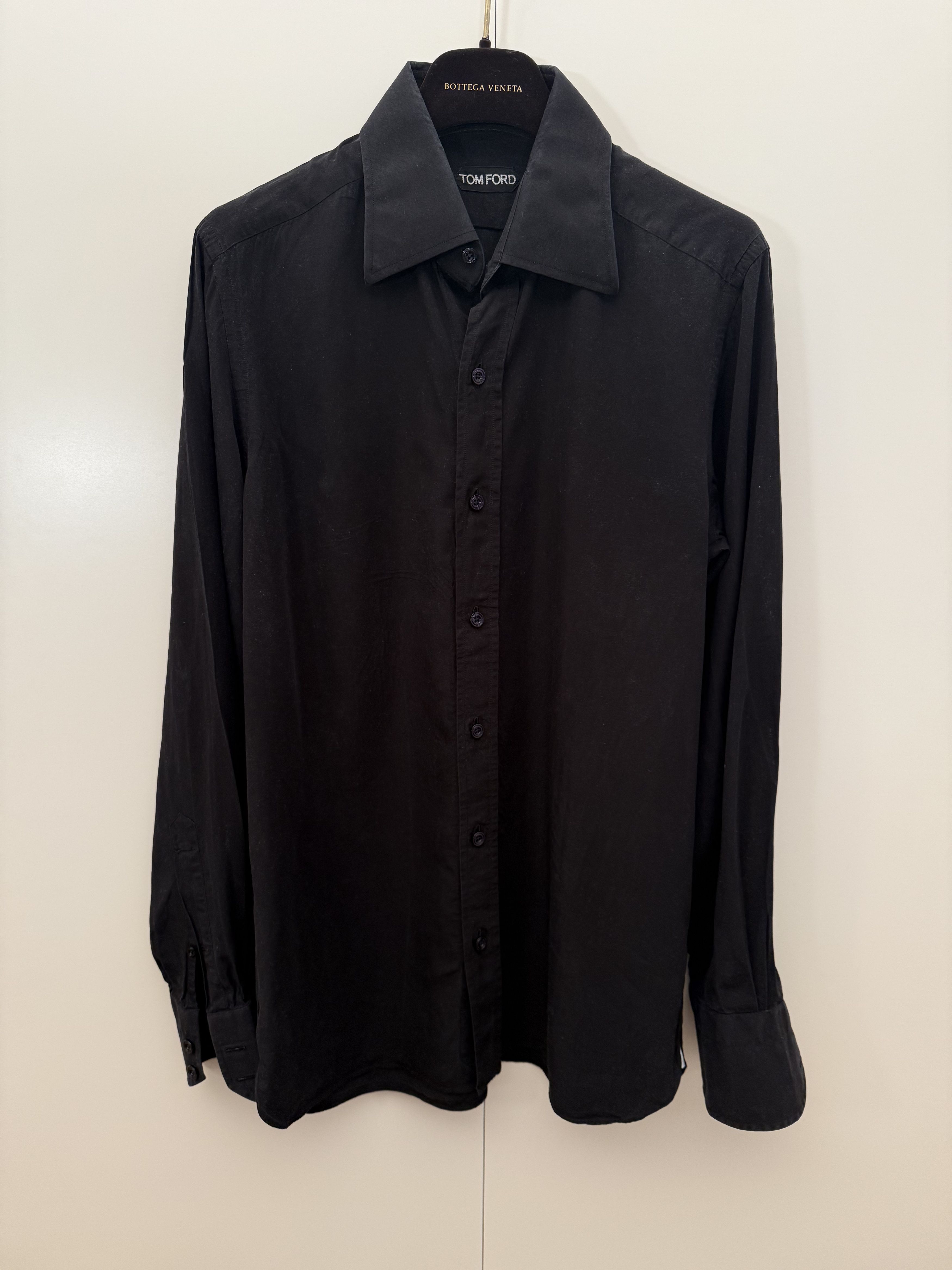 Tom Ford Tom Ford Tailored Slim-Fit Cotton Shirt Size US M / EU 48-50 / 2 - 1 Thumbnail