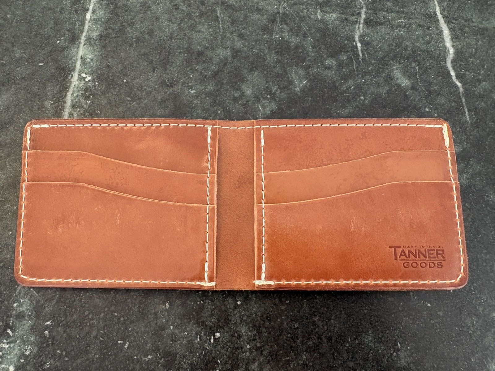 Tanner Goods Natural Shell Cordovan Utility Bifold Size ONE SIZE - 1 Thumbnail