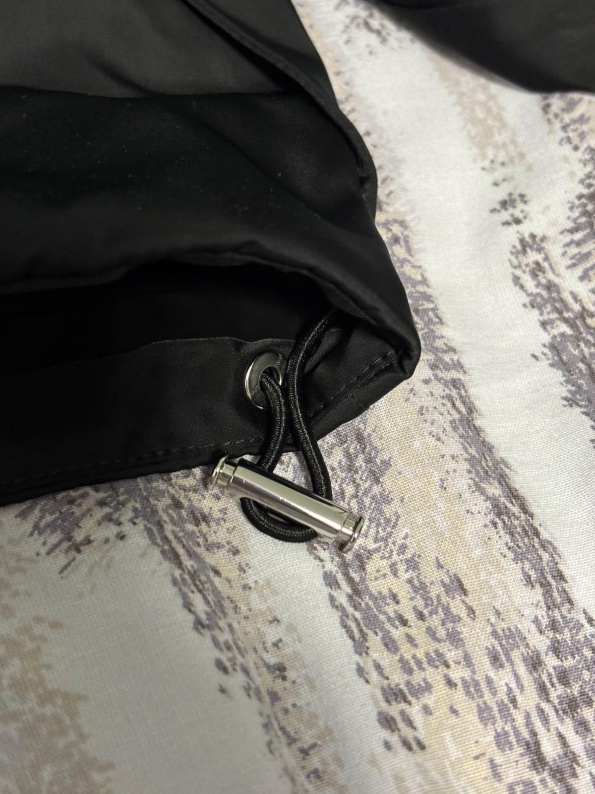 Amiri AMIRI MA Logo Black Hooded Windbreaker Jacket - Size Medium Size US M / EU 48-50 / 2 - 9 Thumbnail