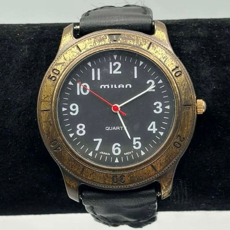 Other Gold & Black Milan Men’s Watch Size ONE SIZE - 1 Thumbnail