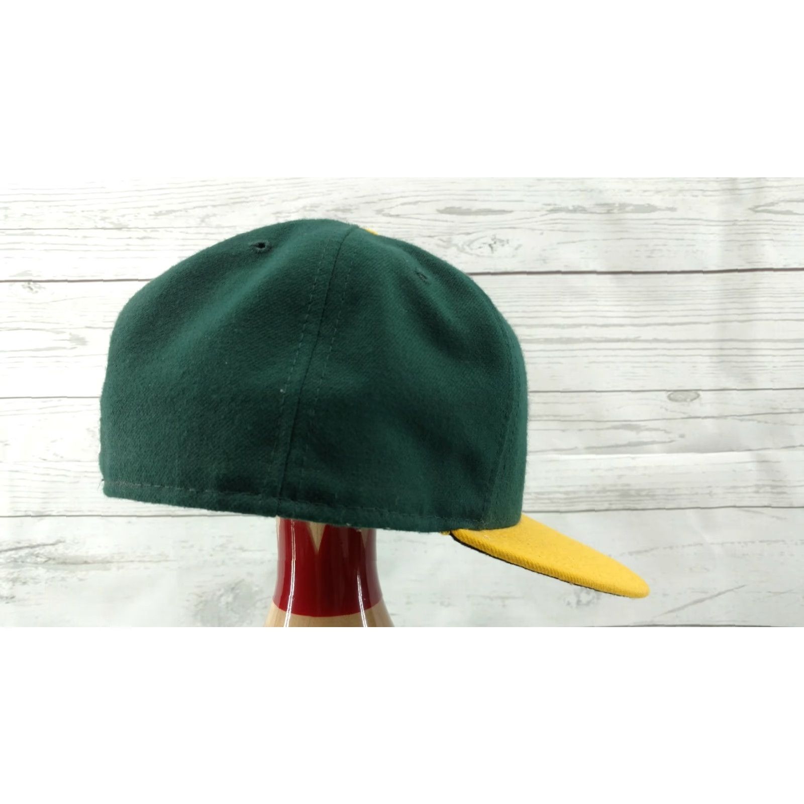 New Era New Era Oakland A's 7 3/8 Authentic Collection 59FIFTY Fitted Hat Green Mens Baseball Cap Size ONE SIZE - 6 Thumbnail