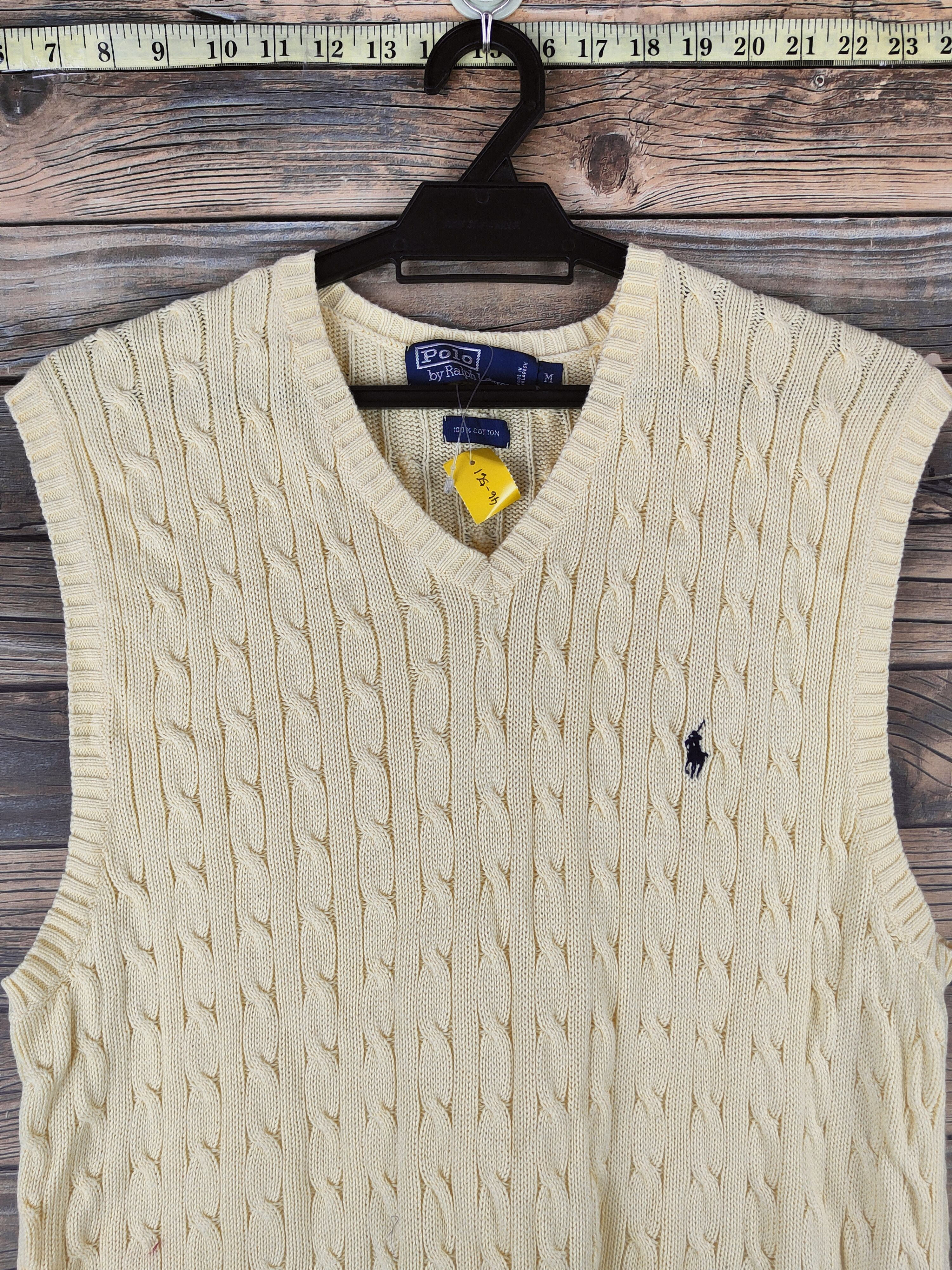 Polo Ralph Lauren DL Polo by Ralph Lauren Yellow Knitwear Vests #46-561 Size US M / EU 48-50 / 2 - 2 Thumbnail