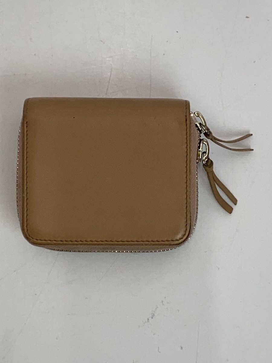 Balenciaga Balenciaga Leather Tri-Fold Wallet Beige Size ONE SIZE - 2 Thumbnail
