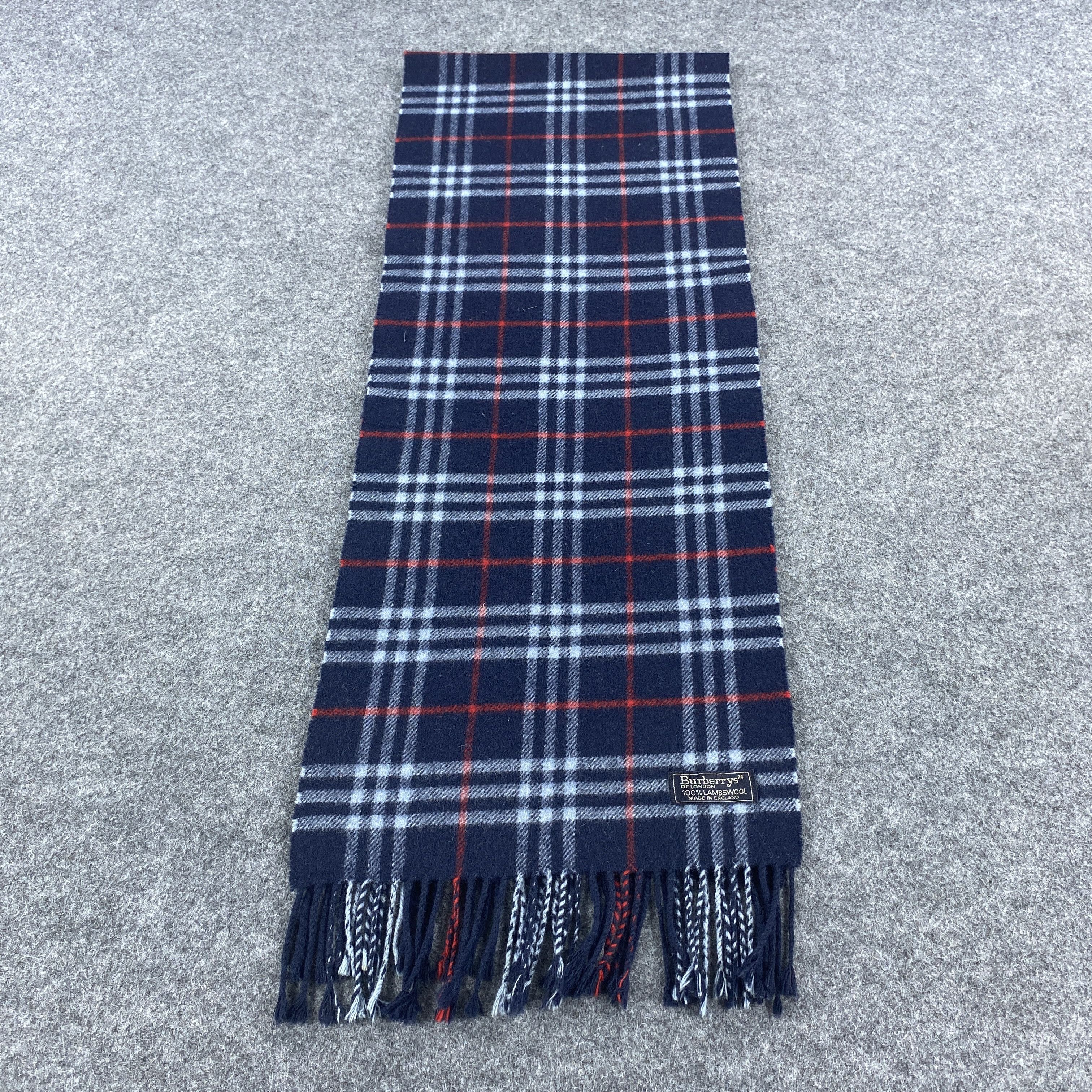 Burberry × Vintage GF10671 Burberry Scarf Neck Wear Muffler Nova Check Size ONE SIZE - 6 Thumbnail