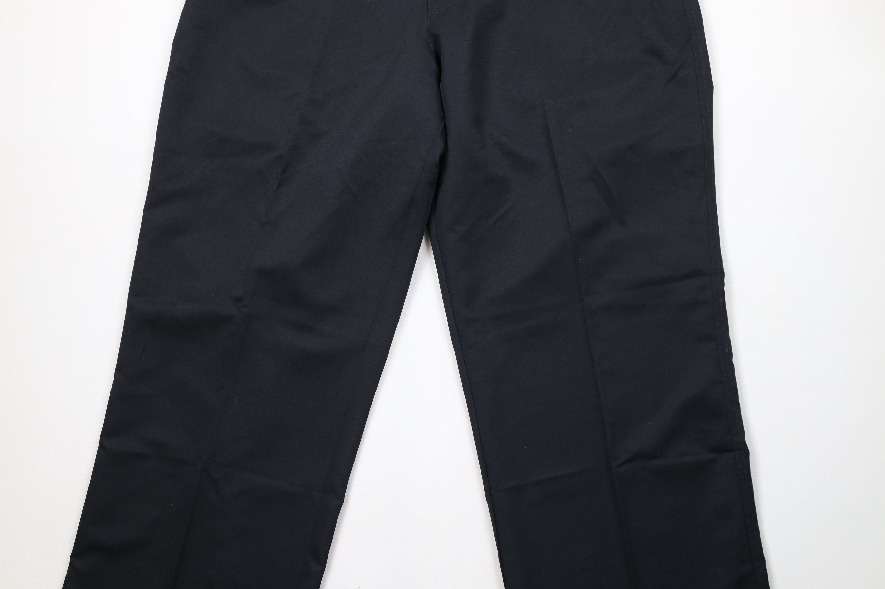 Adidas × Vintage Vintage Y2K Adidas Golf Out Tech Wide Leg Chino Pants Black Size US 38 / EU 54 - 3 Thumbnail