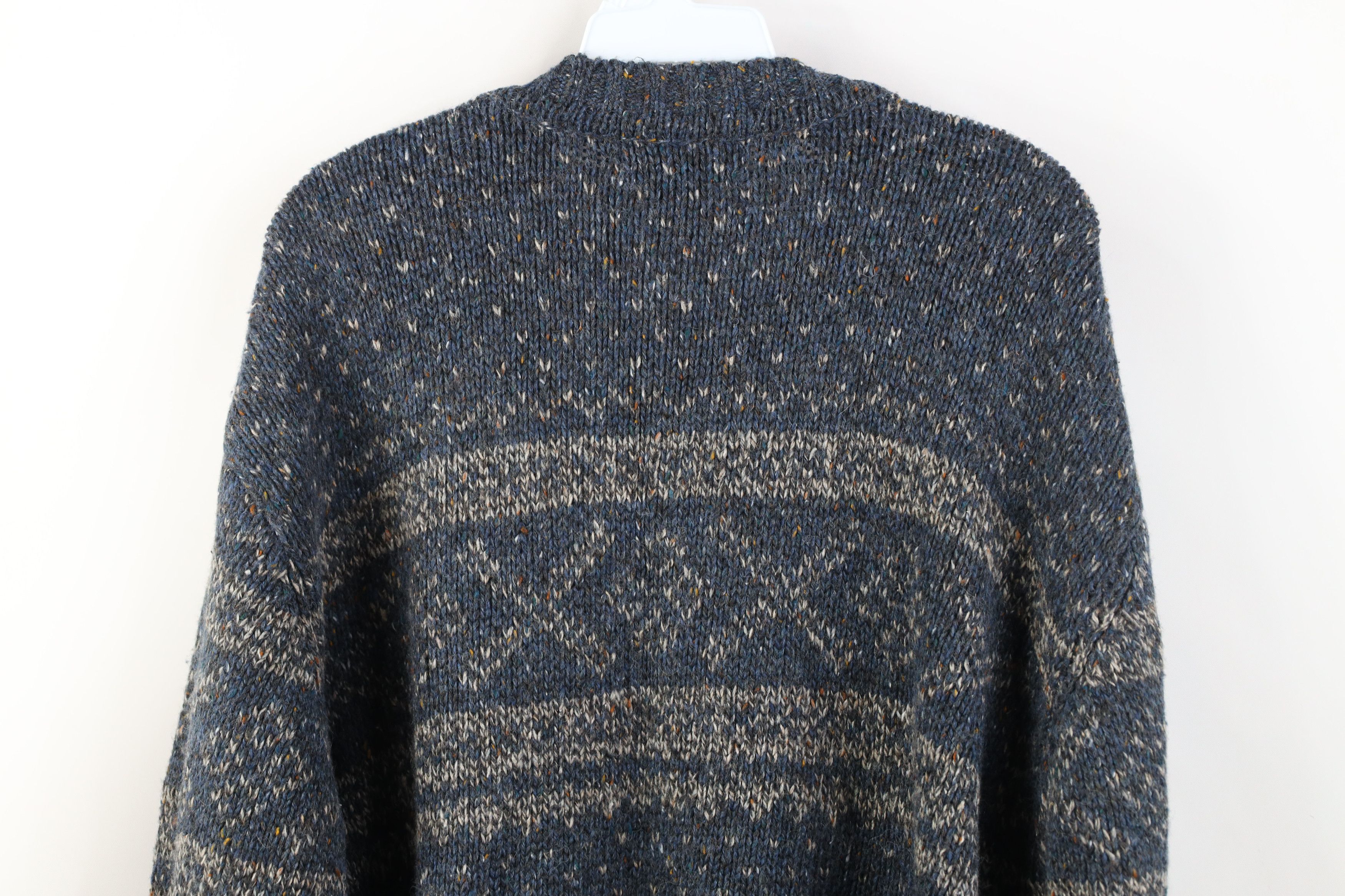 Vintage Vintage 90s Streetwear Fair Isle Wool Blend Knit Sweater Size US XL / EU 56 / 4 - 9 Thumbnail