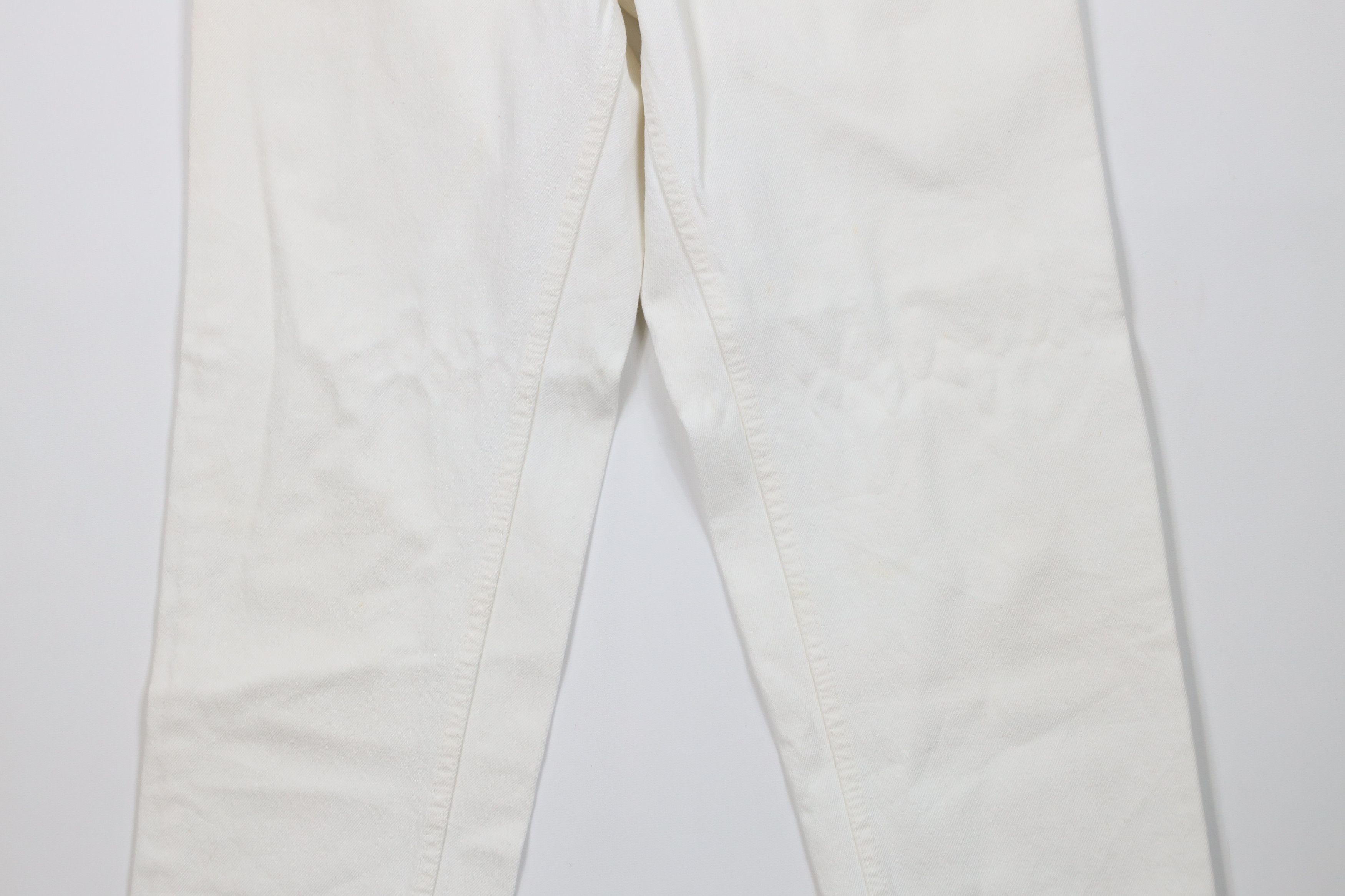 Levi's Vintage 90s Levis 550 Relaxed Tapered Leg Jeans White USA Size 32" / US 10 / IT 46 - 3 Thumbnail