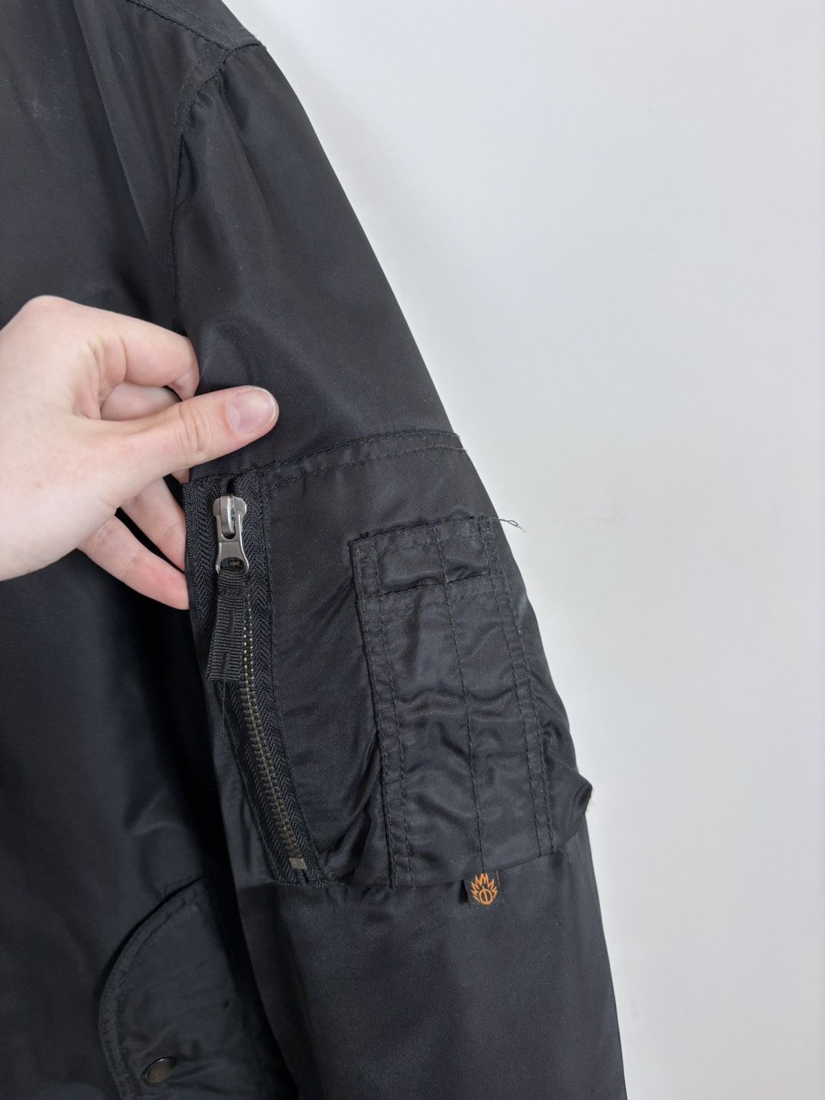 Other Hellfire Club Vintage Black Racing MA-1 Flight Bomber Jacket Size US XXL / EU 58 / 5 - 8 Thumbnail