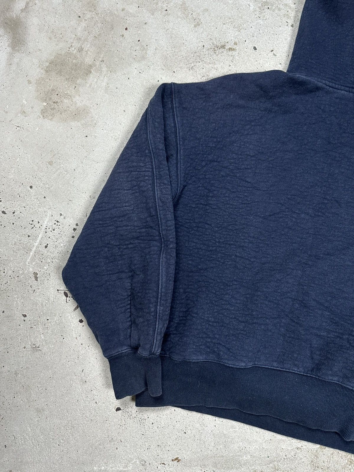 Ader Error Ader Error Navy Boxy Camel Hoodie Center Logo Size US S / EU 44-46 / 1 - 14 Thumbnail