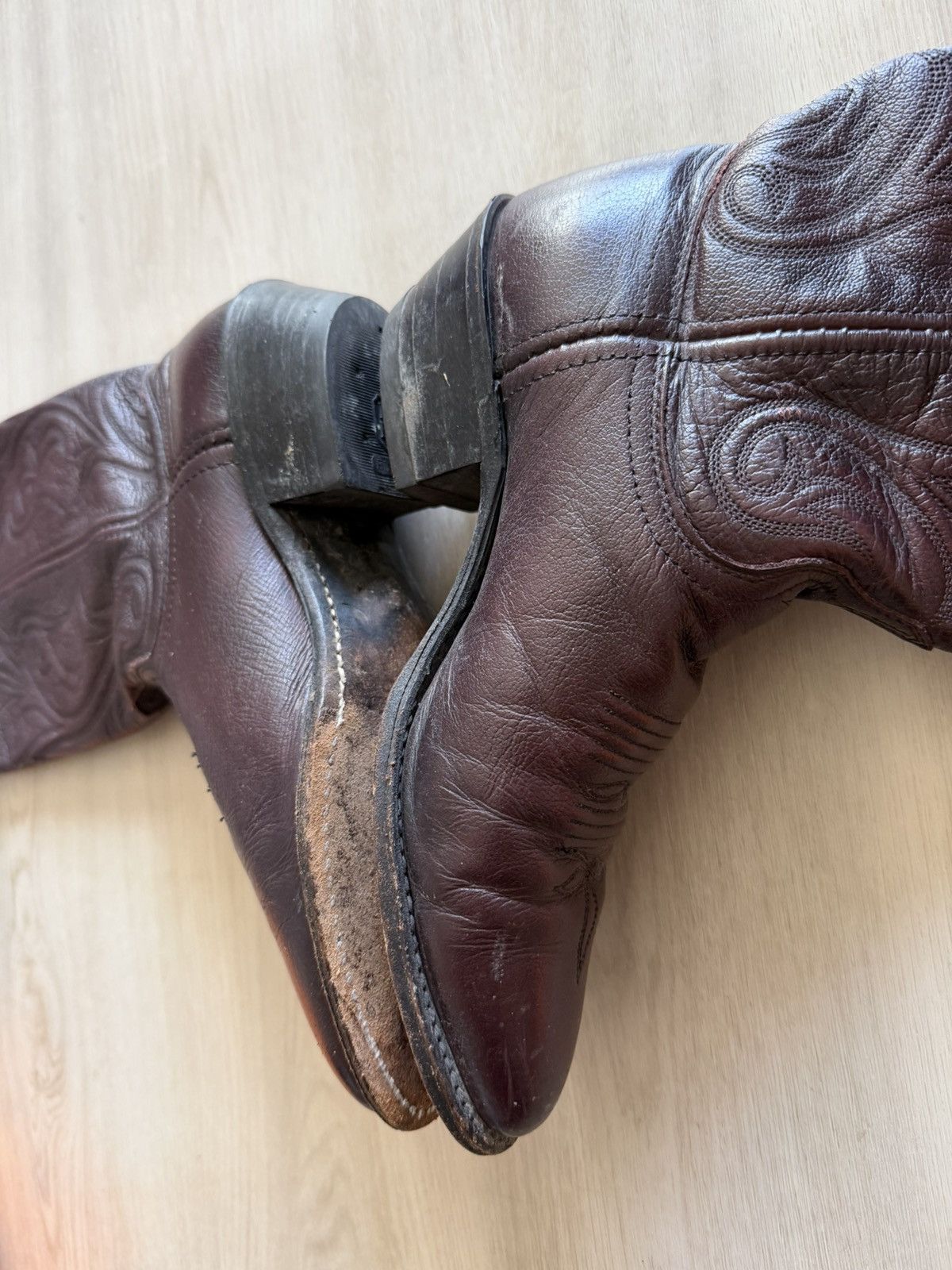 Dan Post Vintage Dan Post Boots Womens Sz 6.5 14273 312048 USA Size US 6.5 / IT 36.5 - 5 Thumbnail