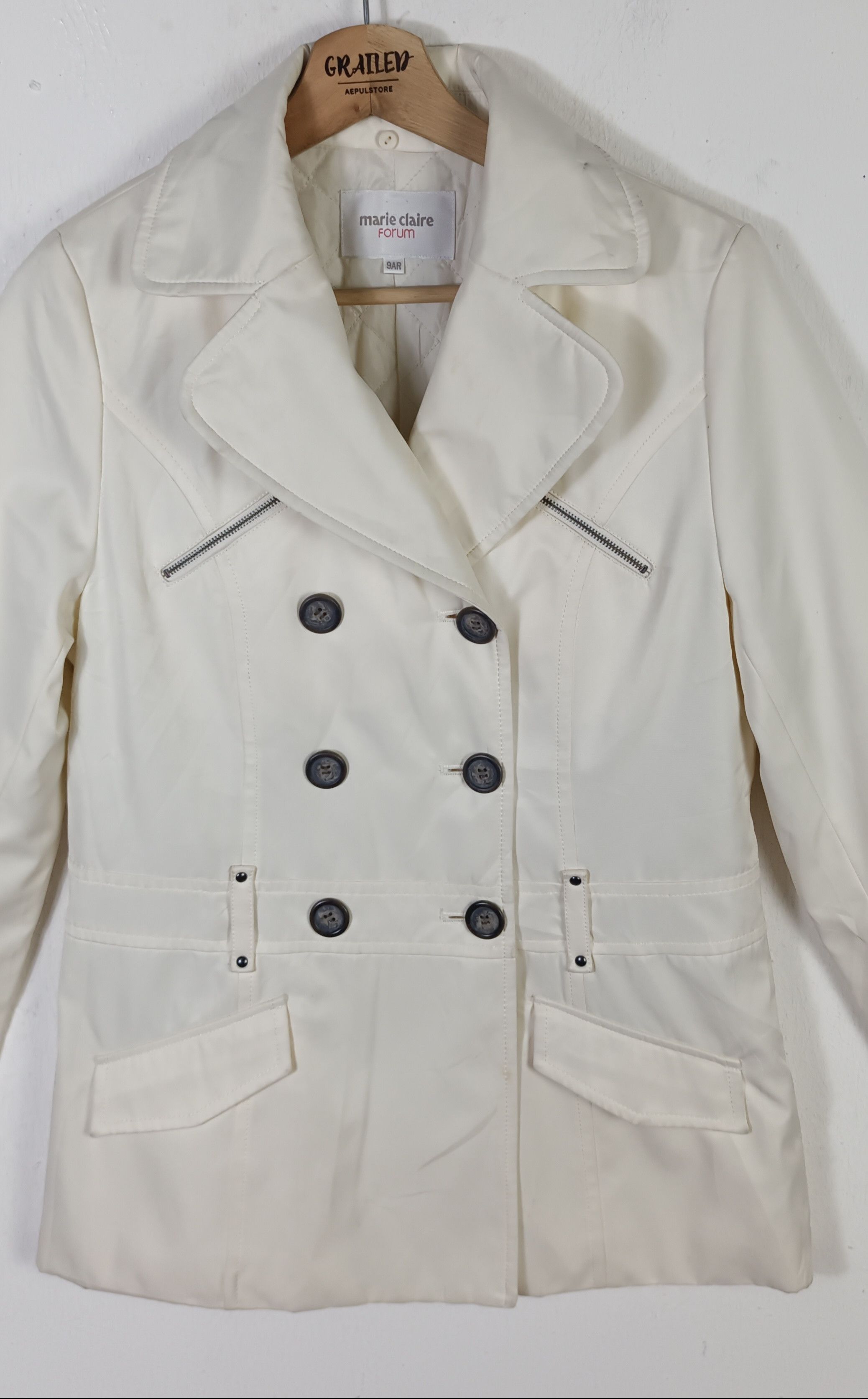Designer Marie Claire Forum Double Breast Jacket Size S / US 4 / IT 40 - 3 Thumbnail