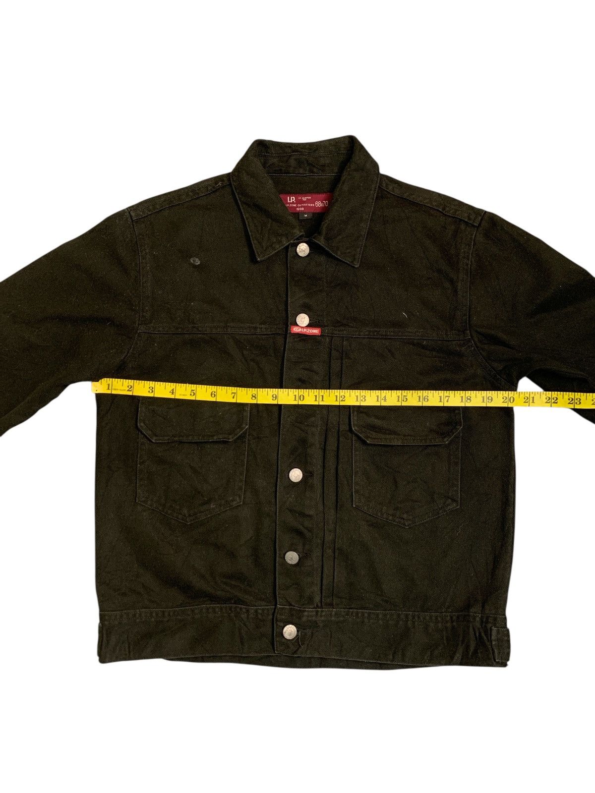 Japanese Brand Rare Design LP. Zone Outfitters Denim Jackets Size M / US 6-8 / IT 42-44 - 8 Thumbnail