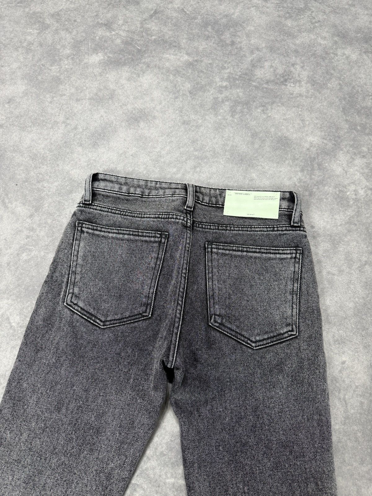 Off-White Slim fit jeans denim washed off white operating srl SS2019 Size US 26 / EU 42 - 13 Thumbnail