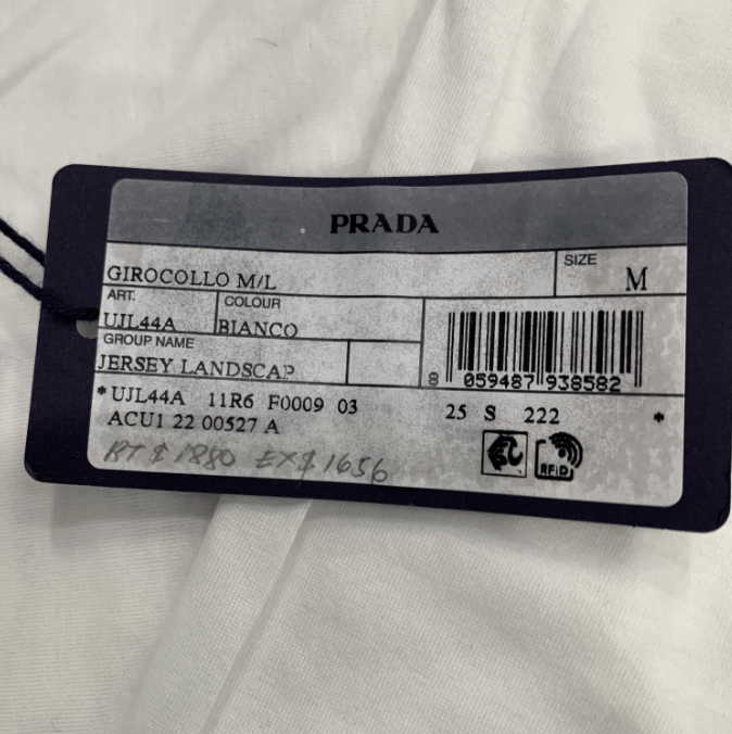 Prada Prada Long Sleeve T-shirt Size US M / EU 48-50 / 2 - 4 Thumbnail