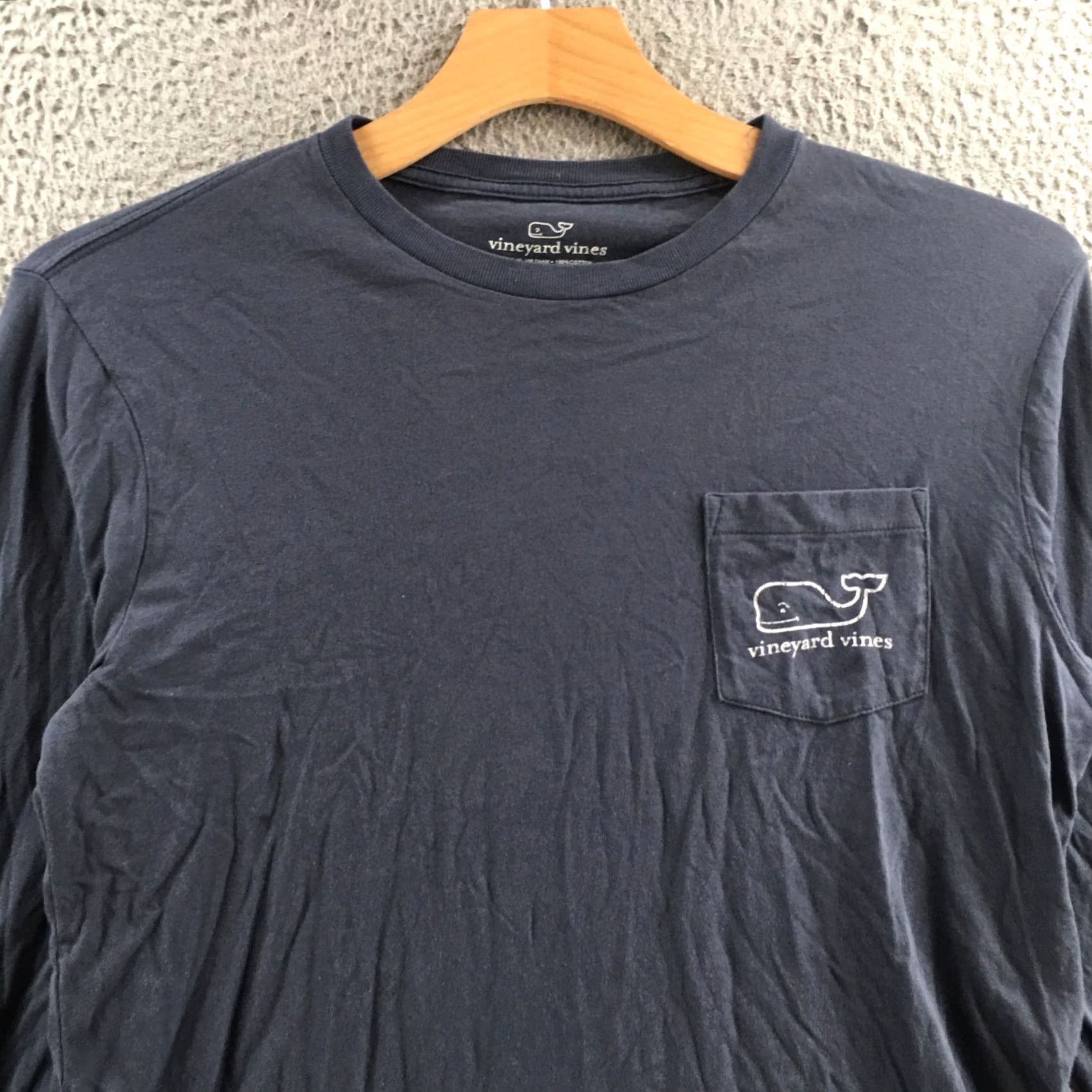 Vineyard Vines VINEYARD VINES Long Sleeve Tee T-Shirt Mens M Gray Cotton Pullover Crew Neck Size US M / EU 48-50 / 2 - 2 Thumbnail