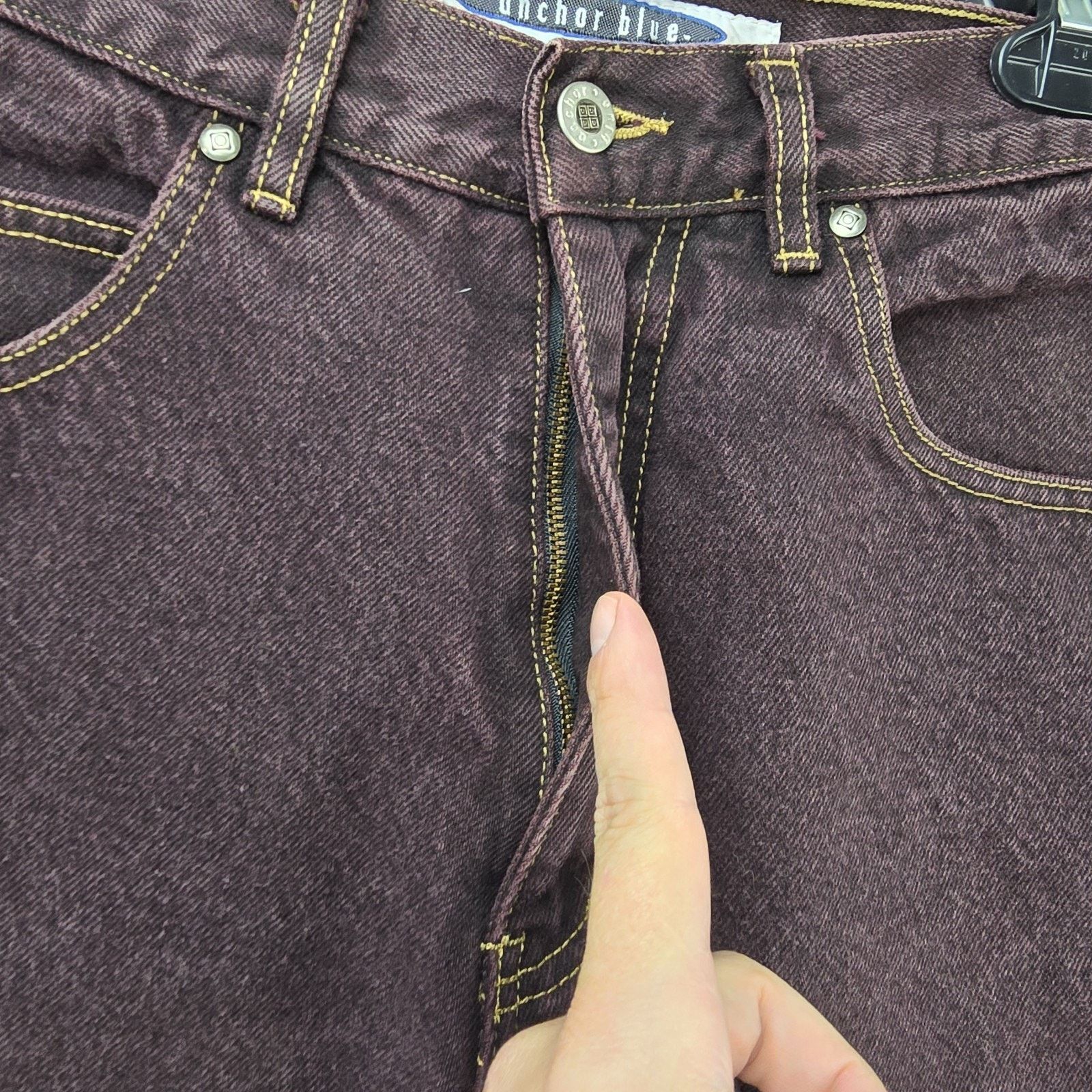 Anchor Blue Vintage Anchor Blue Wide Leg Baggy Jeans 33x32 (Fits 30x30) Size US 30 / EU 46 - 3 Thumbnail