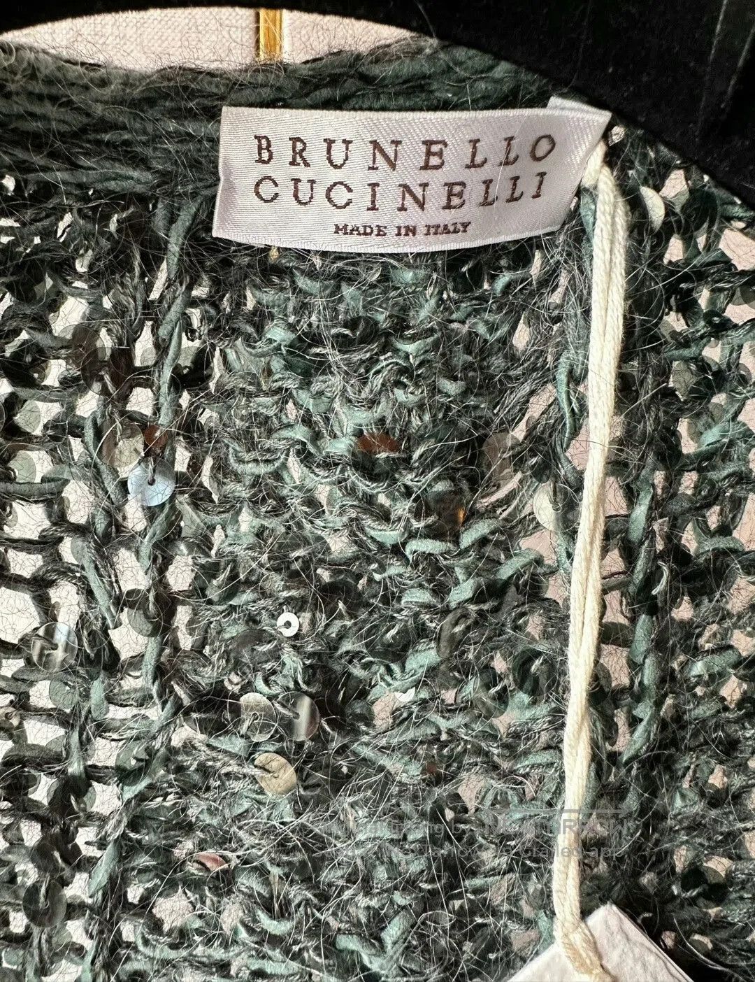Brunello Cucinelli BC Sequin Knit Coat. Size M / US 6-8 / IT 42-44 - 2 Thumbnail