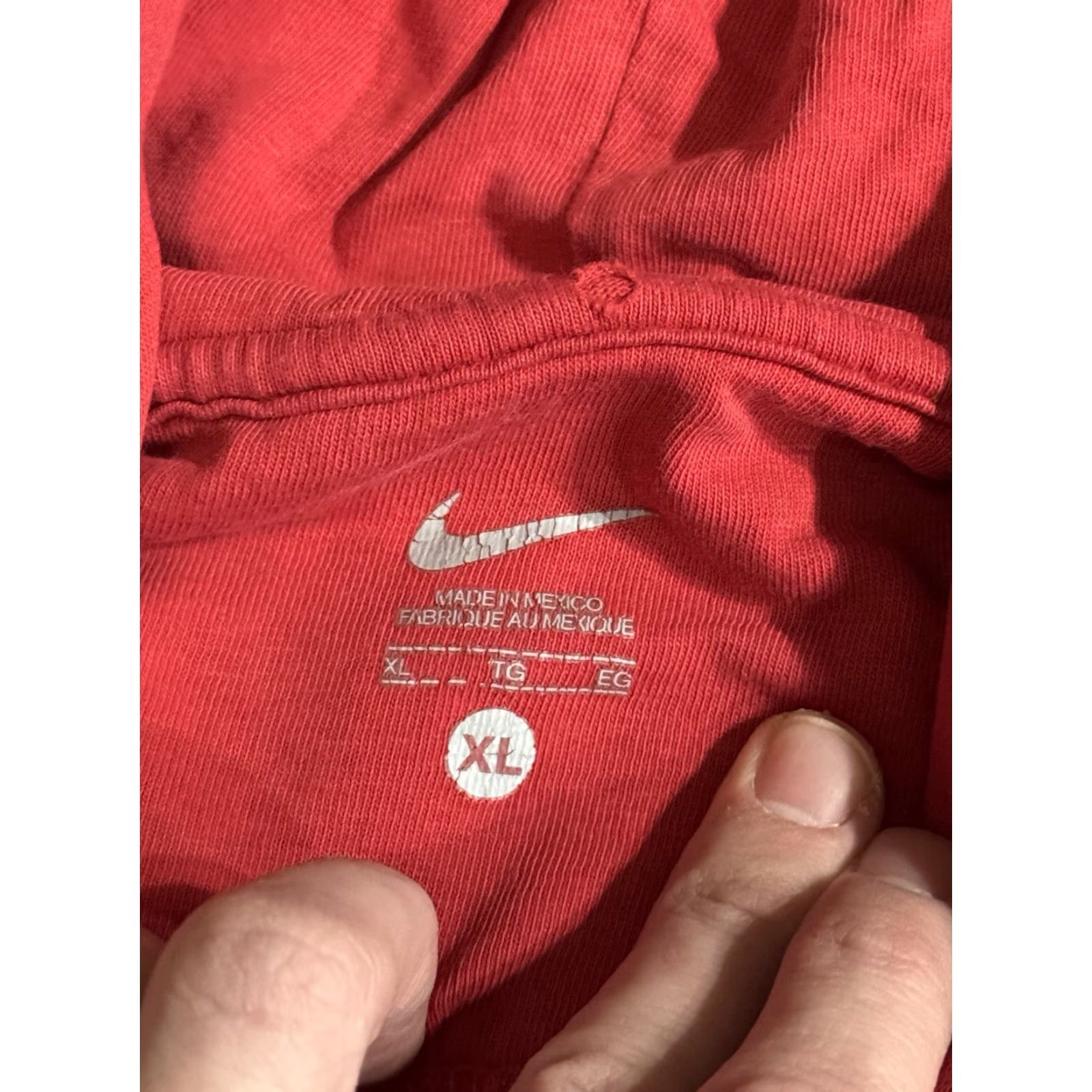 Nike VINTAGE Nike Hoodie Illinois State Redbirds Gusset Reverse Weave XL Red College Sports Mens Size US XL / EU 56 / 4 - 5 Thumbnail