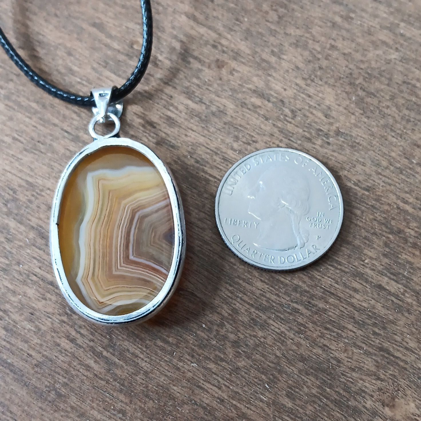 Other Sardonyx gemstone pendant necklace Size ONE SIZE - 2 Thumbnail