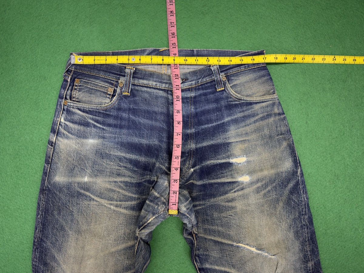 Evisu A29 Thrashed Evisu No 1 Special Distressed Mud Wash Size US 33 - 11 Thumbnail
