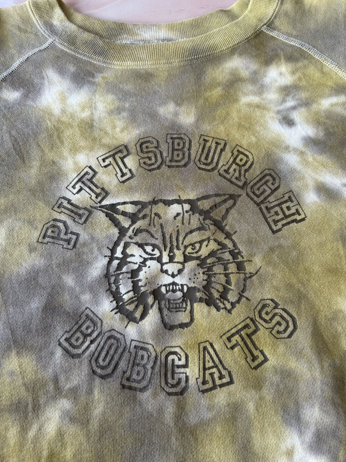 NBA Tobila Pittsburgh Bobcats Acid Wash Tie Dye Sweatshirt Size US L / EU 52-54 / 3 - 2 Thumbnail