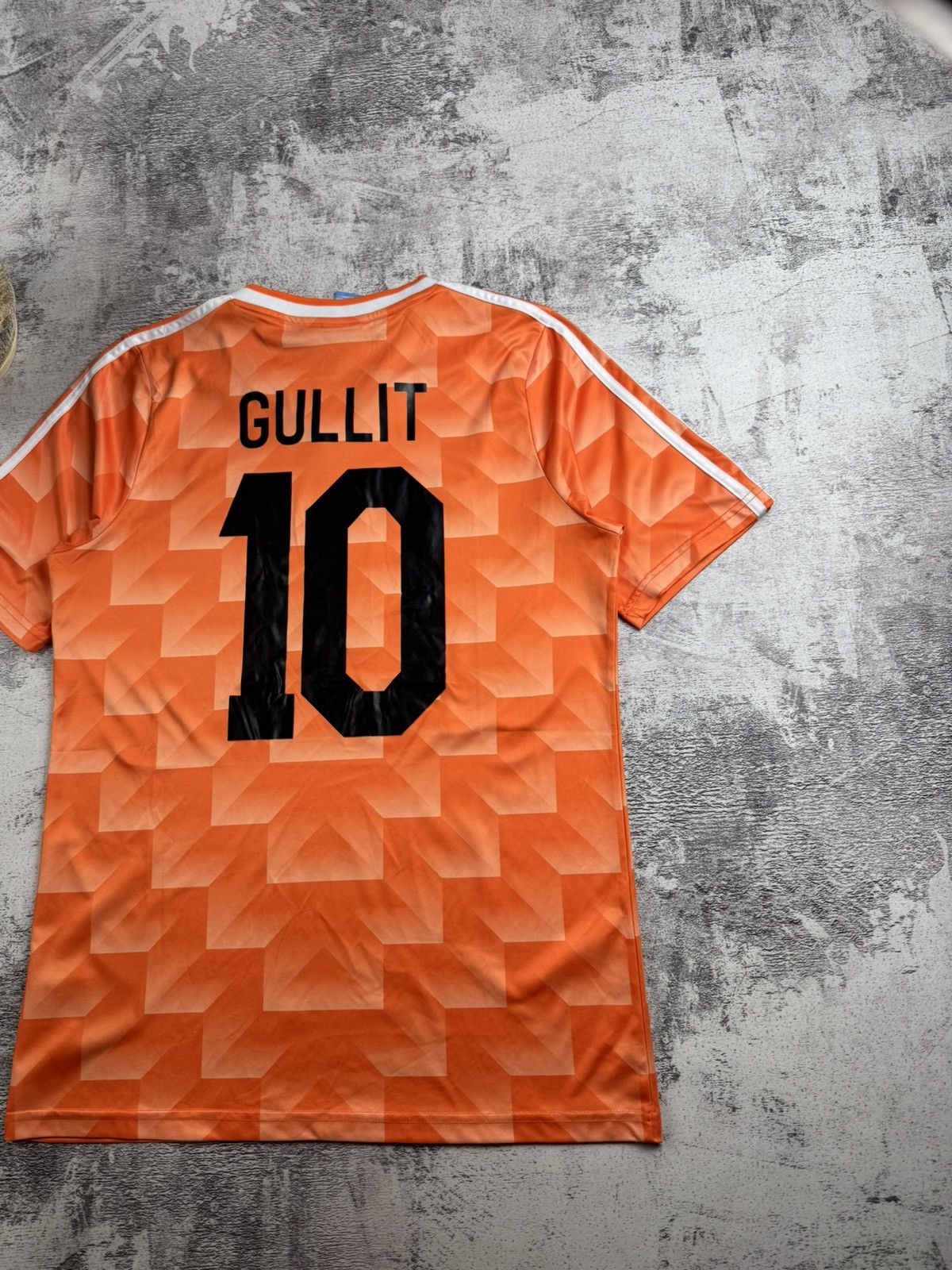 Adidas Netherlands Gullit Retro Kit 1988 Adidas Home Soccer Football T Shirt Jersey Tee Size US M / EU 48-50 / 2 - 12 Thumbnail
