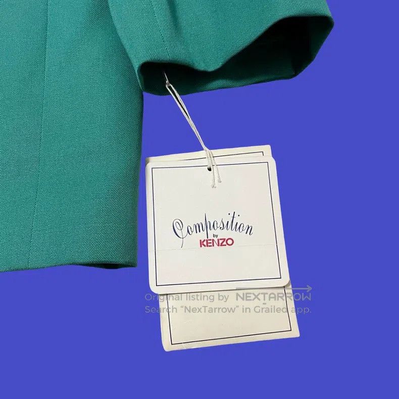 Kenzo Kenzo Green and blue suit jacket Size XS / US 0-2 / IT 36-38 - 7 Thumbnail