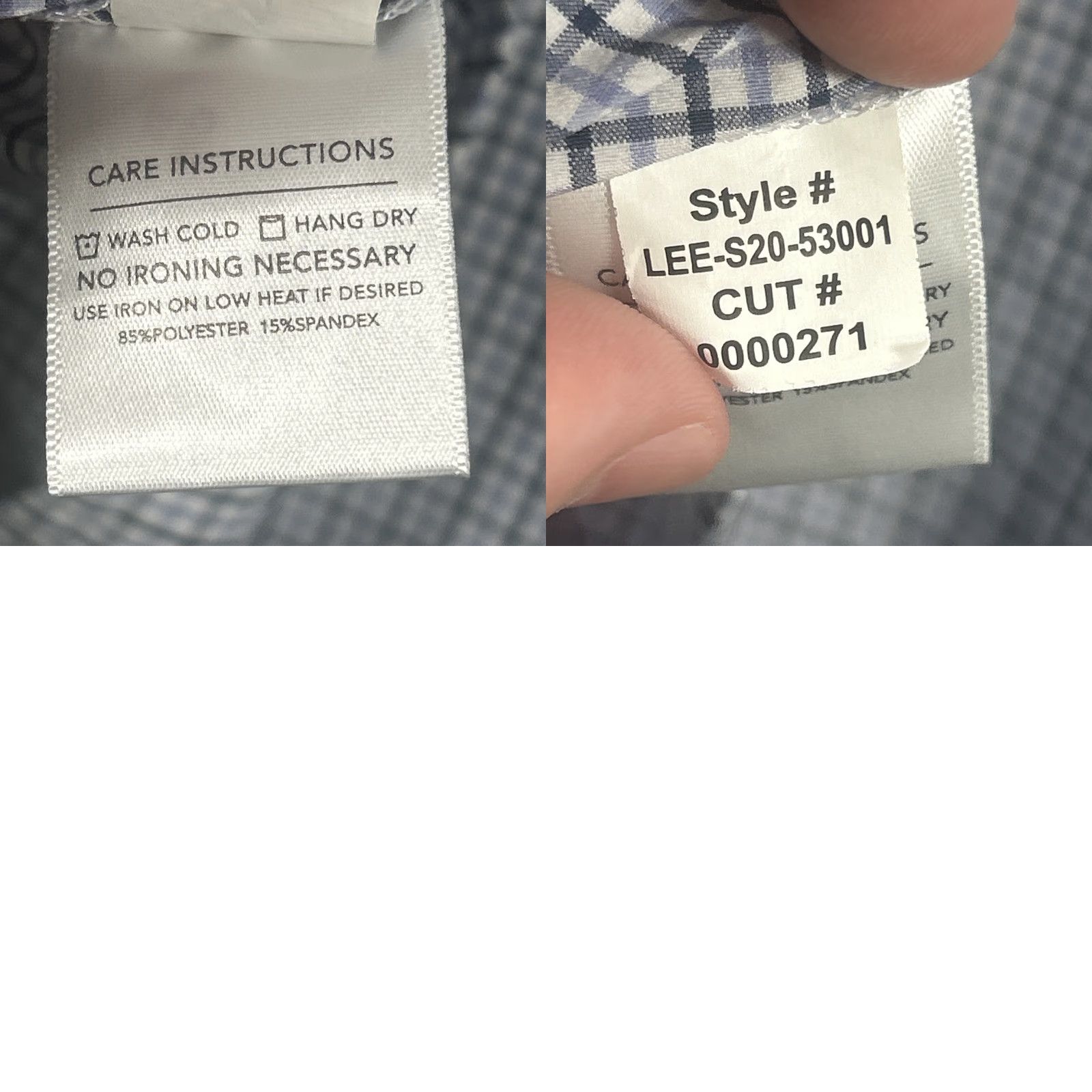 Mizzen+Main Mizzen+Main Button-Up Shirt Long Sleeve Slim Fit Mens 2XL Blue Check Size US XXL / EU 58 / 5 - 8 Thumbnail