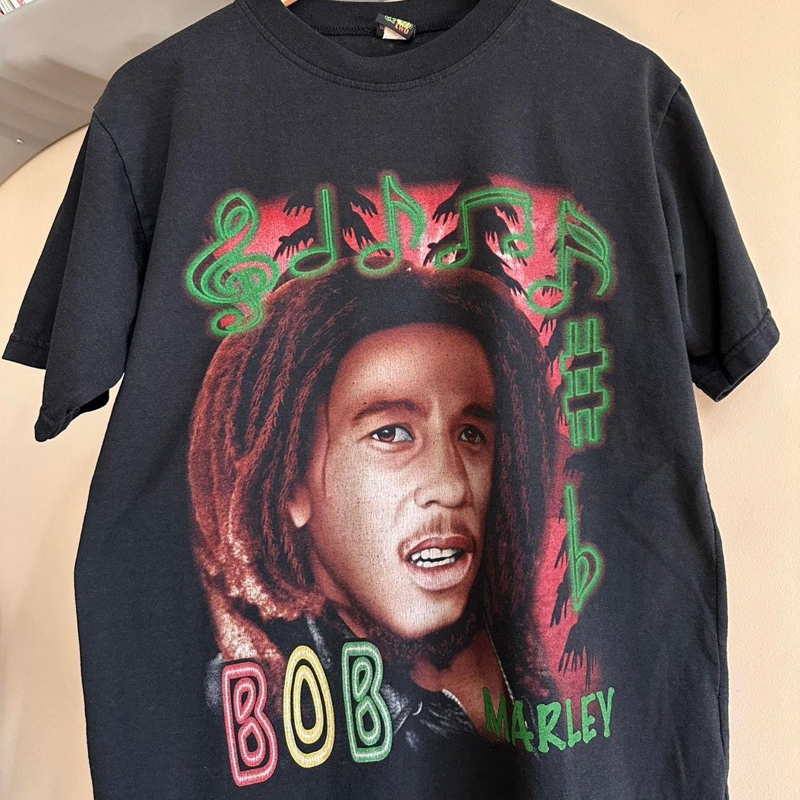 Bob Marley × Rap Tees × Vintage Vintage Bob Marley Rap Tee Size US M / EU 48-50 / 2 - 2 Thumbnail