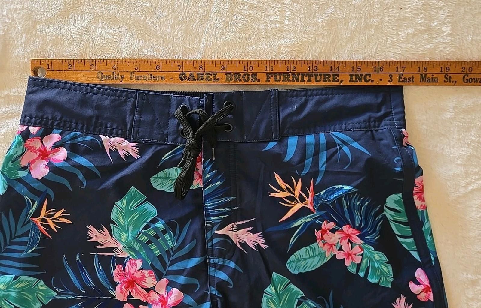 Generic Surplus SURPLUS CUSTOM CO. Swim Trunks Board Shorts Large Floral Size US 34 / EU 50 - 5 Thumbnail