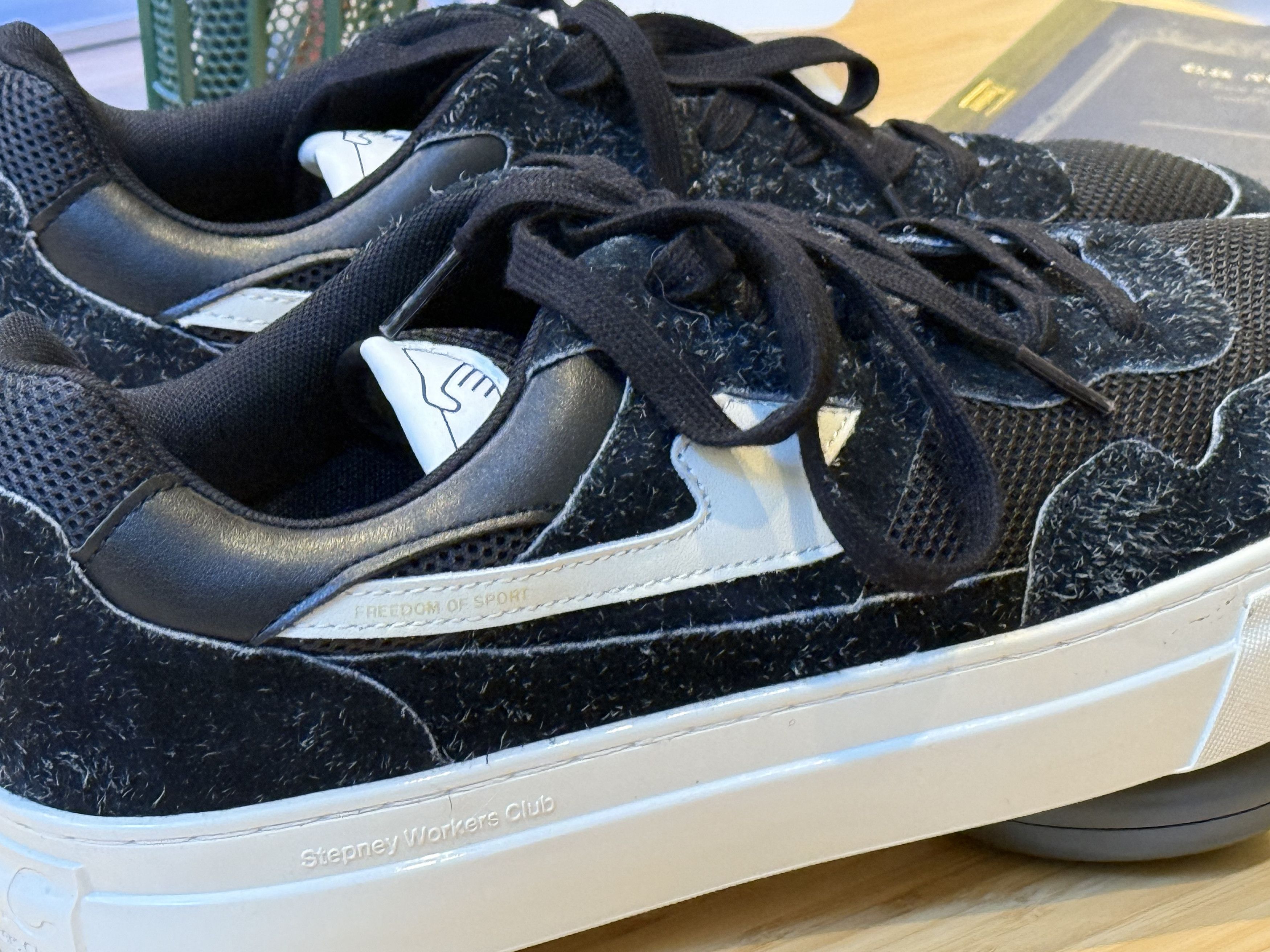 Stepney Workers Club SWC Black Low Top (EU47; fit 12-13 US) Size US 14 / EU 47 - 9 Thumbnail
