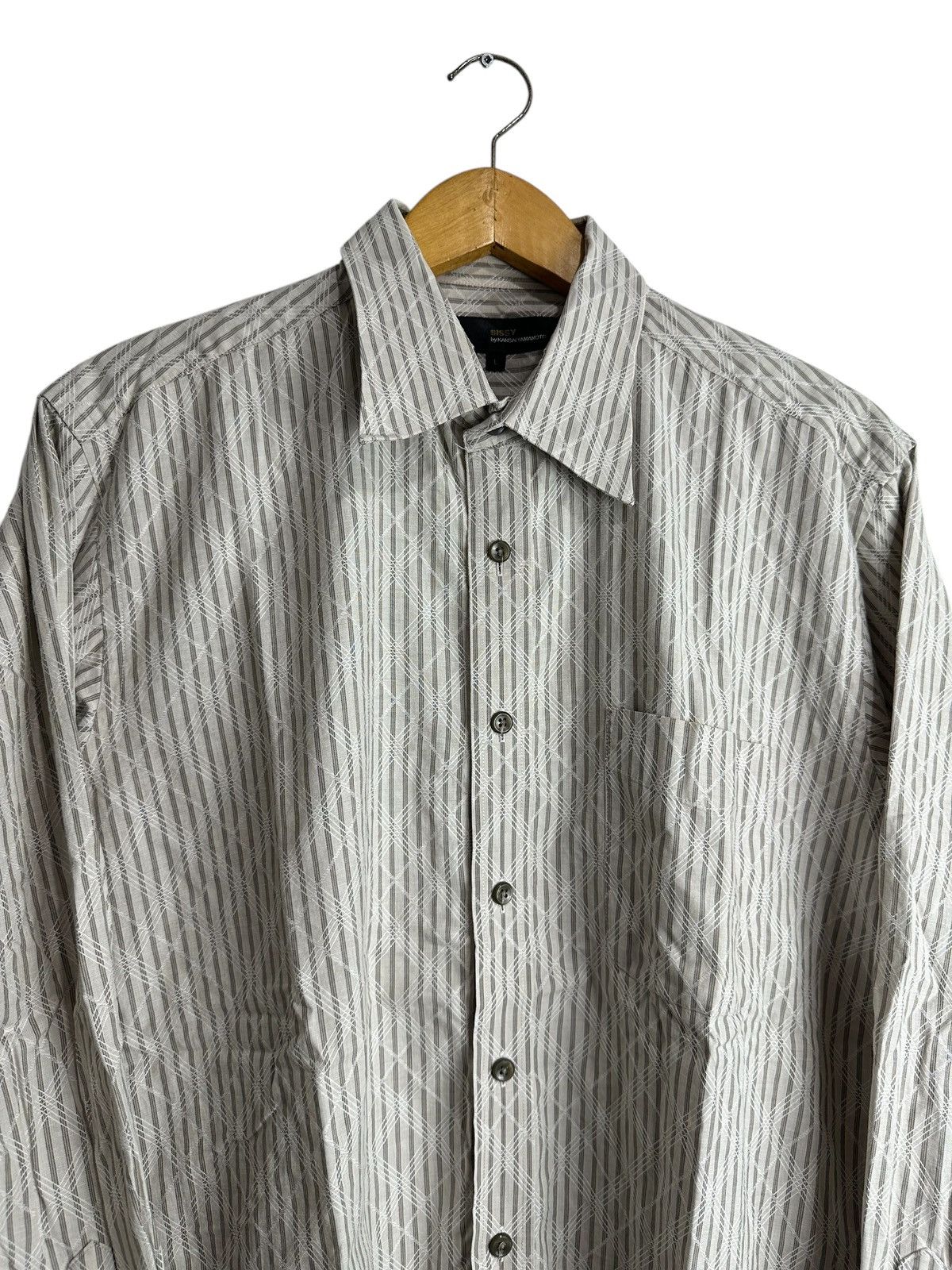 Kansai Yamamoto KANSAI YAMAMOTO SHIRT BUTTON WESTERN ISSEY YOHJI STYLE Size US L / EU 52-54 / 3 - 2 Thumbnail